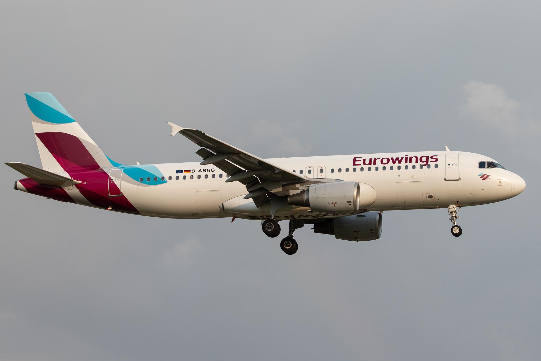 Hamburg Airport: Eurowings (EW / EWG) | Airbus A320-214 A320 | D-ABHG | MSN 2867