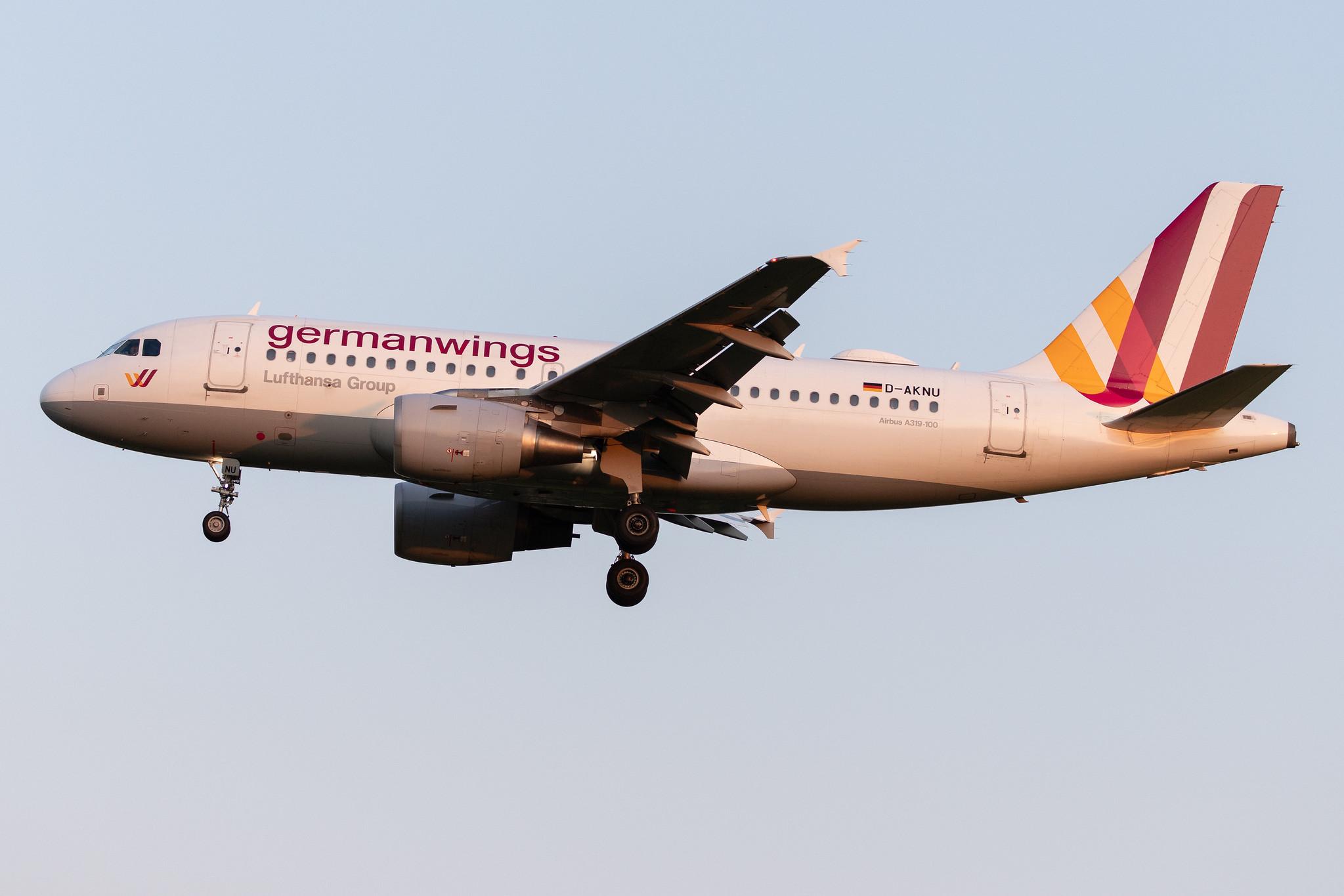 Hamburg Airport: Eurowings (EW / EWG) | Operator: Germanwings |  Airbus A319-112 A319 | D-AKNU | MSN 2628