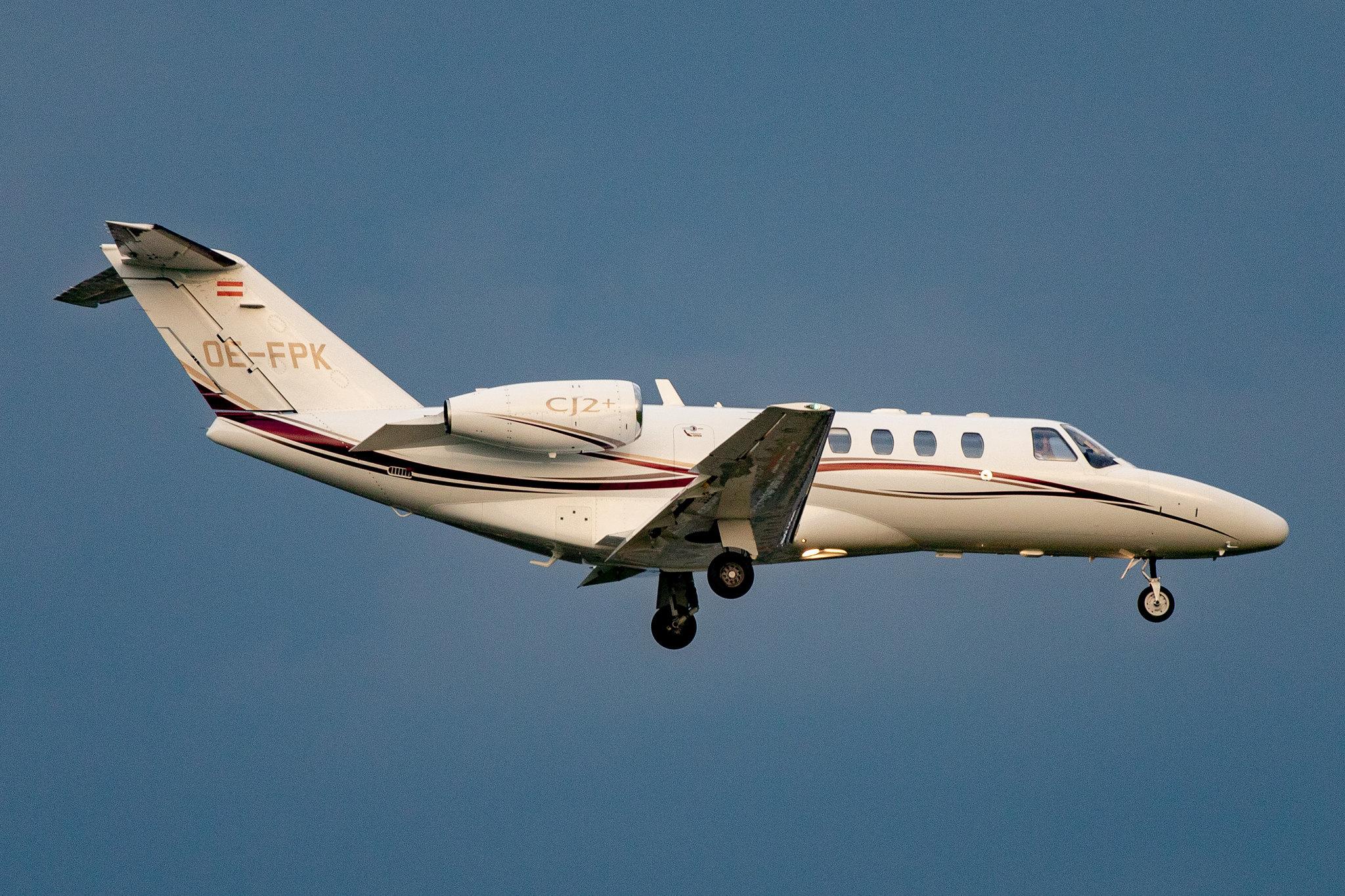 Hamburg Airport: Salzburg Jet Aviation |  Cessna 525A CitationJet CJ2+ C25A | OE-FPK | MSN 525A-0437