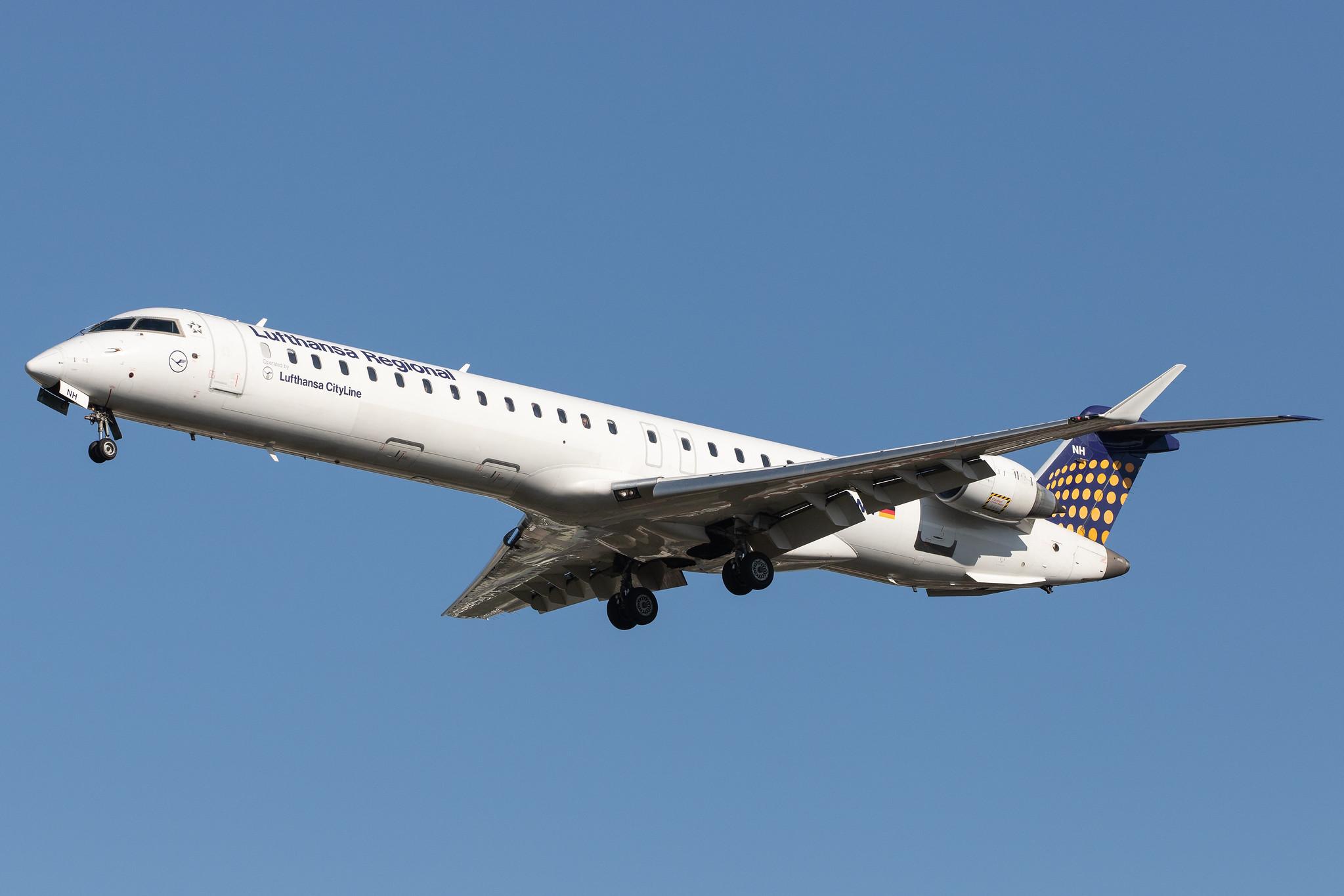 Frankfurt Airport: Lufthansa (LH / DLH) | Operator: Lufthansa CityLine |  Bombardier CRJ-900LR CRJ9 | D-ACNH | MSN 15247