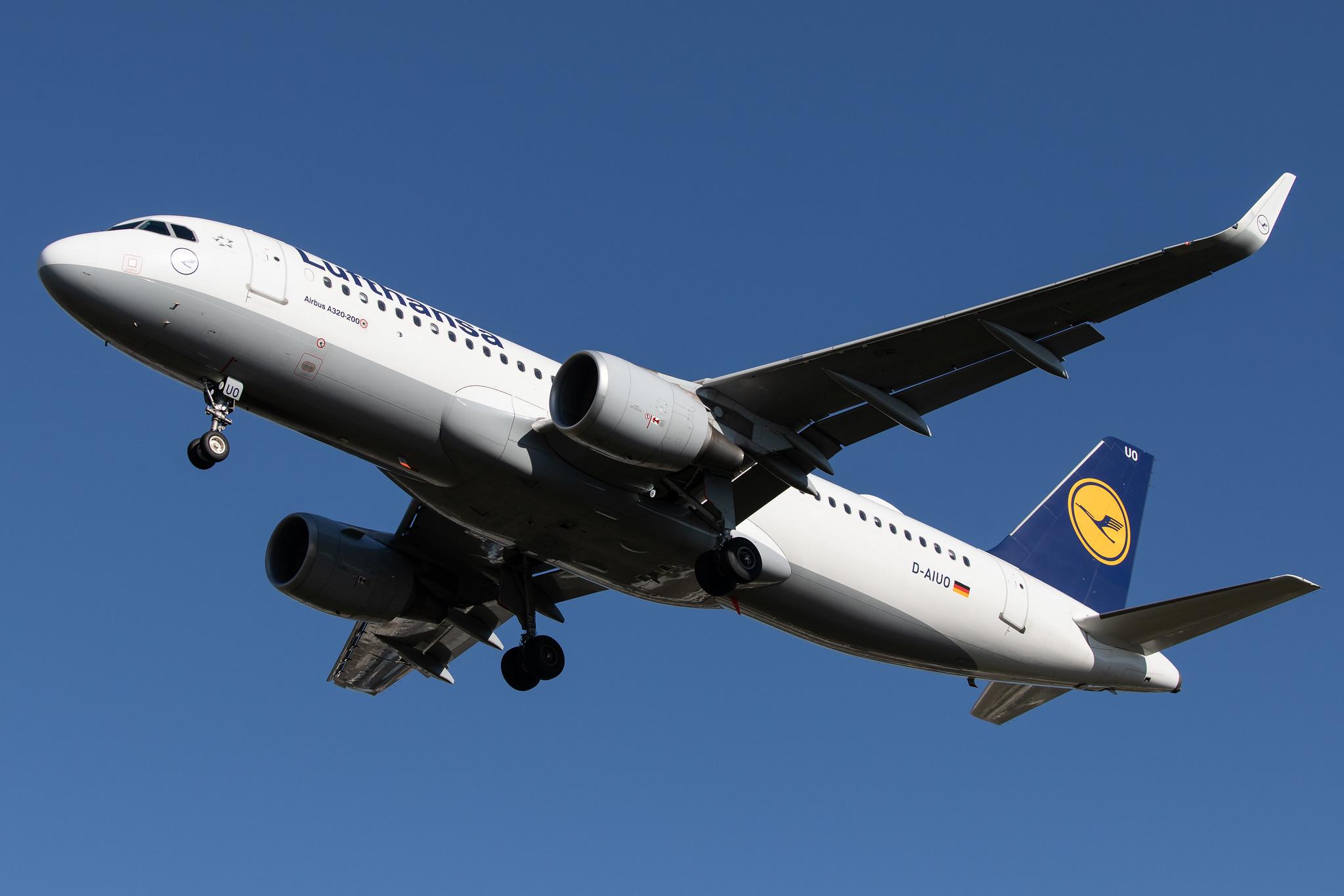 Frankfurt Airport: Lufthansa (LH / DLH) |  Airbus A320-214 A320 | D-AIUO | MSN 6636