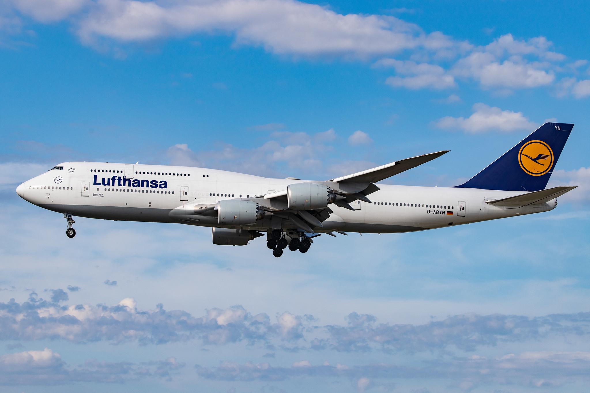 Frankfurt Airport: Lufthansa (LH / DLH) |  Boeing 747-830 B748 | D-ABYN | MSN 37838