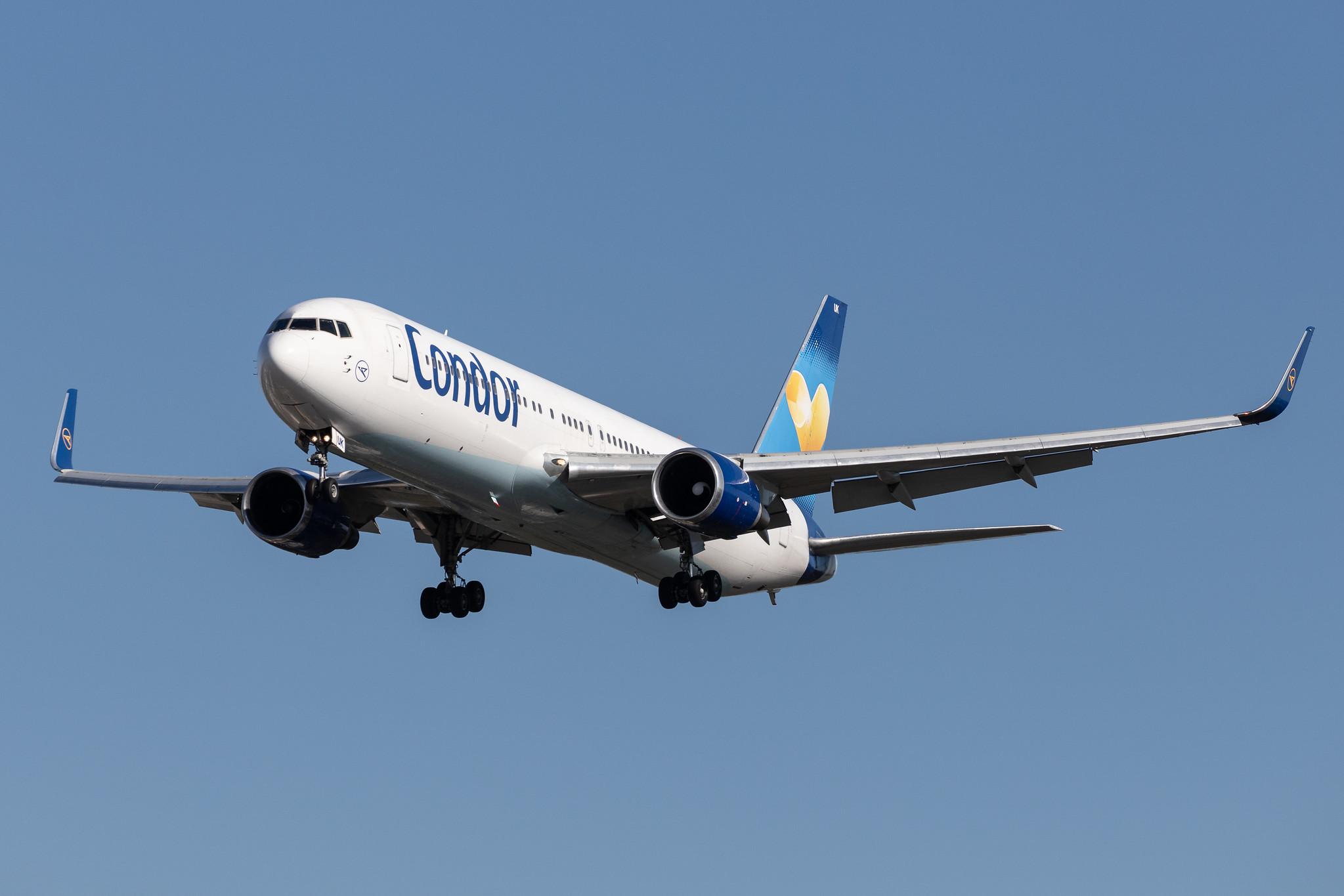 Frankfurt Airport: Condor (DE / CFG) |  Boeing 767-343(ER) B763 | D-ABUK | MSN 30009