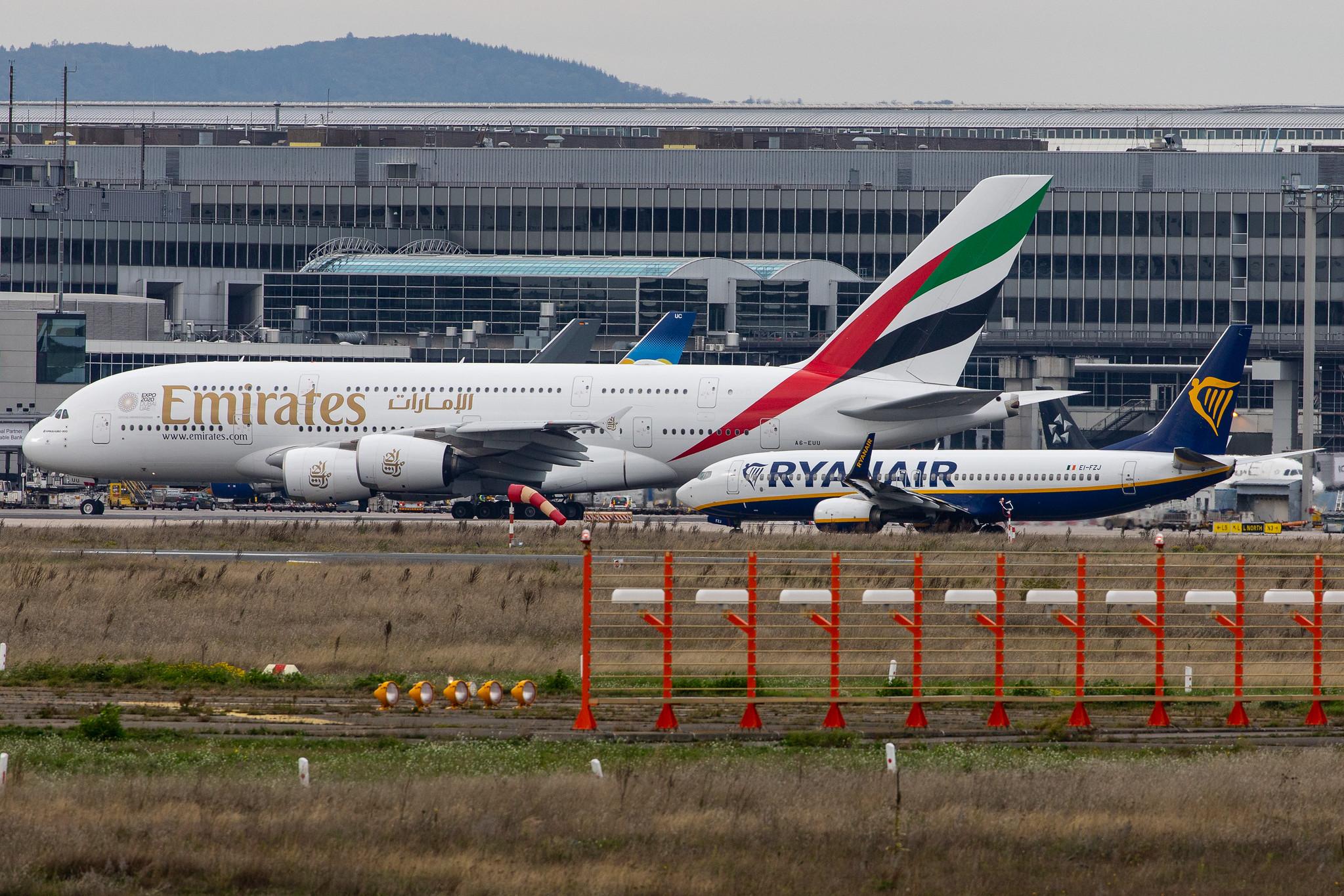 Frankfurt Airport: Ryanair (FR / RYR) |  Boeing 737-8AS B738 | EI-FTI | MSN 44759