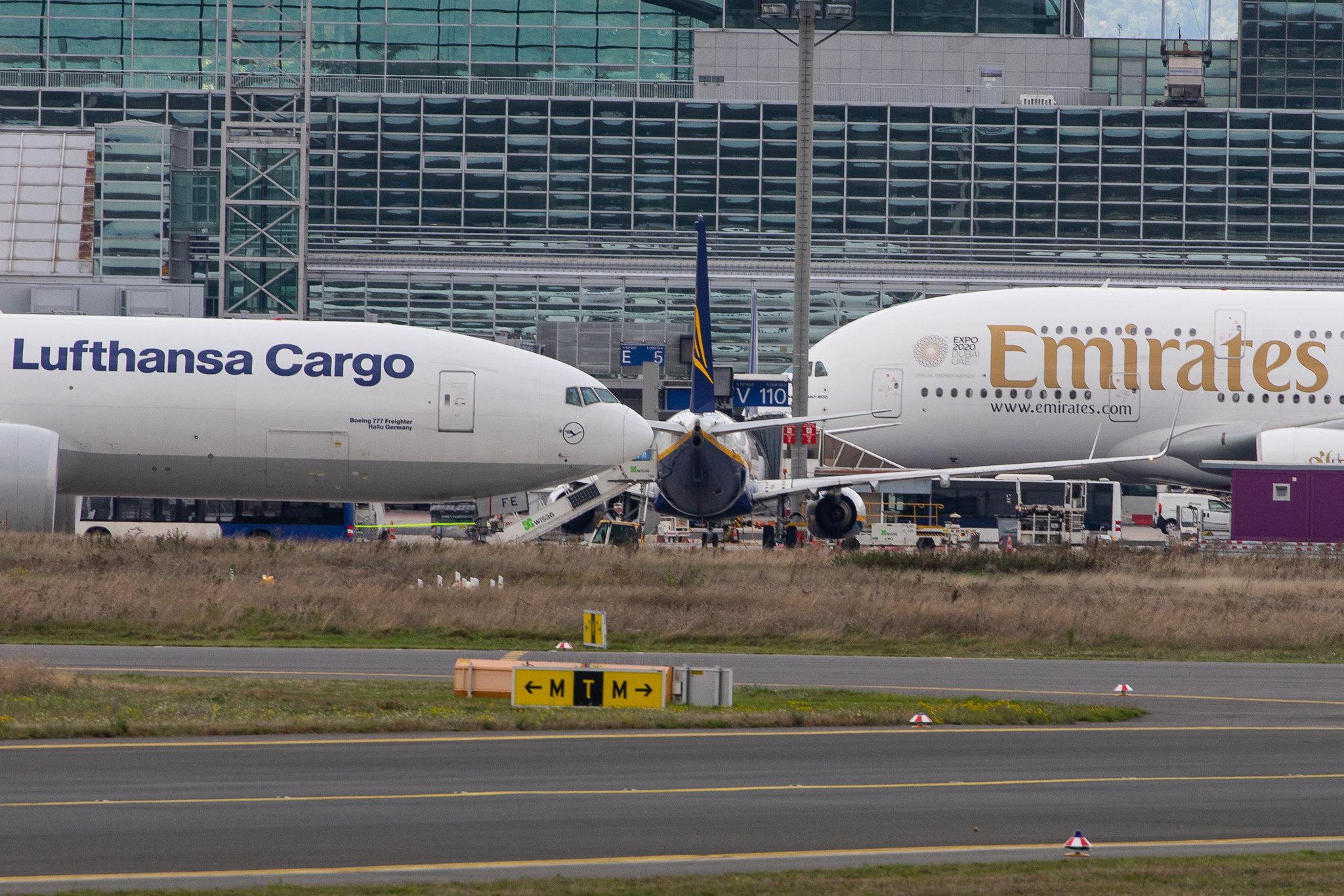 Frankfurt Airport: Lufthansa Cargo (/ GEC) |  Boeing 777-FBT B77L | D-ALFE | MSN 41678