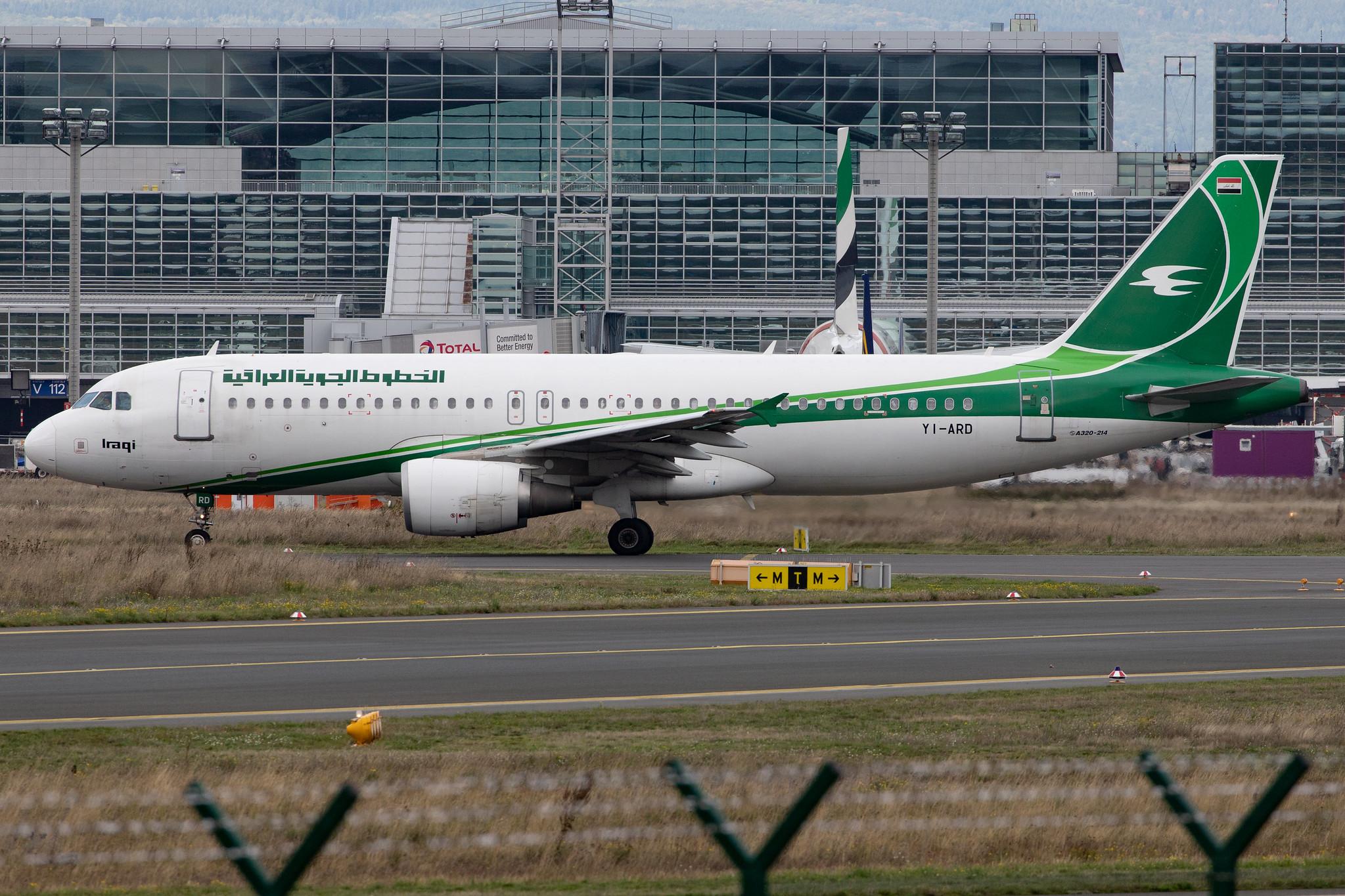 Frankfurt Airport: Iraqi Airways (IA / IAW) |  Airbus A320-214 A320 | YI-ARD | MSN 5464