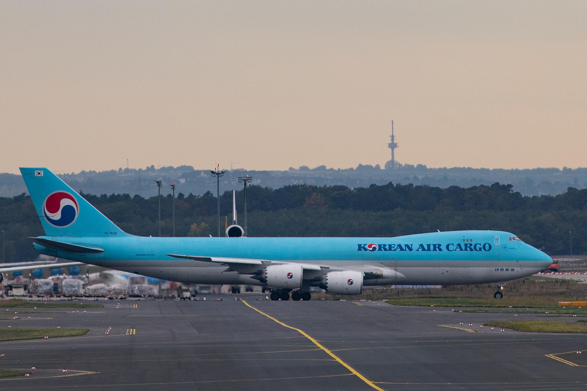 Frankfurt Airport: Korean Air Cargo (KE / KAL) | Operator: Korean Air |  Boeing 747-8B5(F) B748 | HL7639 | MSN 37653