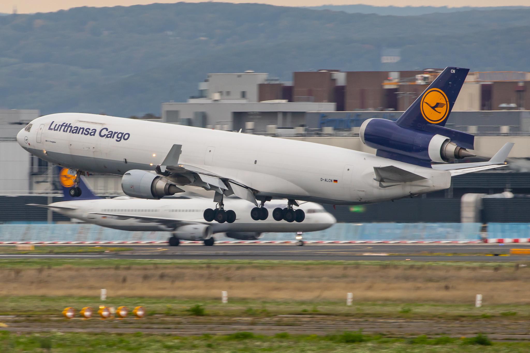 Frankfurt Airport: Lufthansa Cargo (/ GEC) |  McDonnell Douglas MD-11F MD11 | D-ALCN | MSN 48806