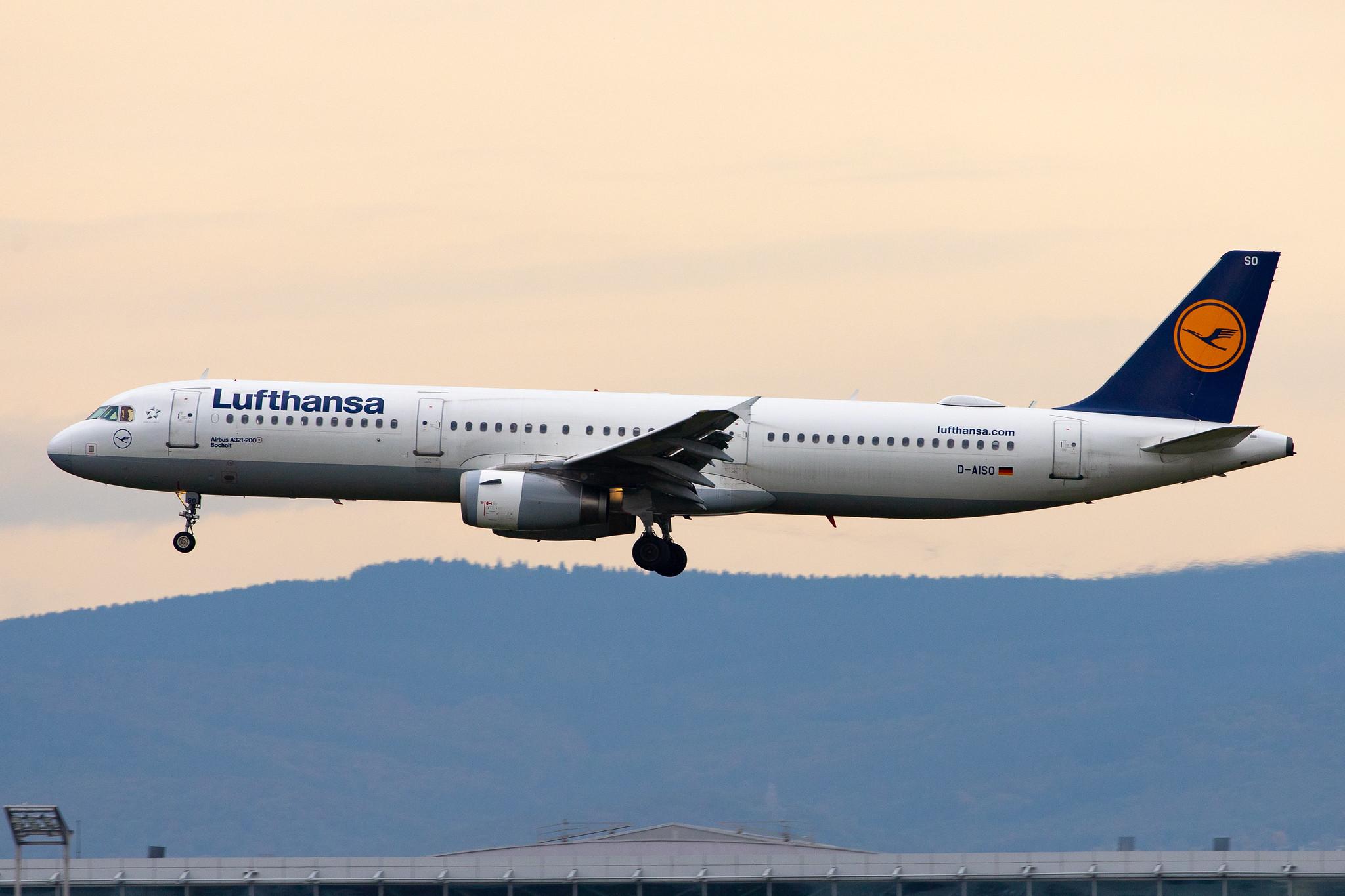 Frankfurt Airport: Lufthansa (LH / DLH) |  Airbus A321-231 A321 | D-AISO | MSN 3625