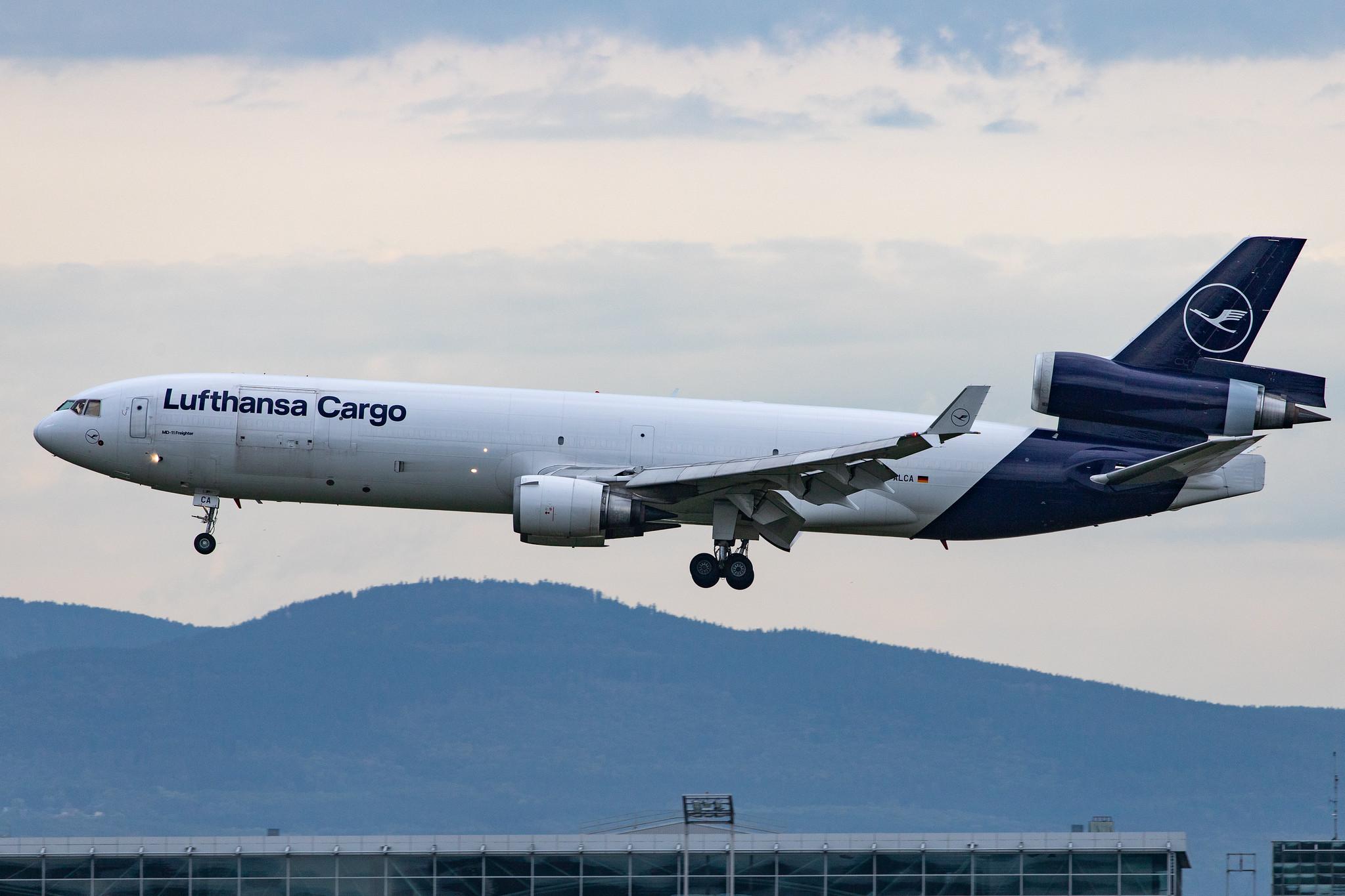 Frankfurt Airport: Lufthansa Cargo (/ GEC) |  McDonnell Douglas MD-11F MD11 | D-ALCA | MSN 48781