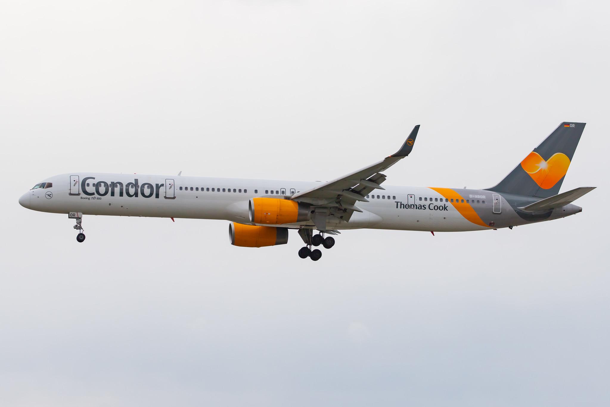 Frankfurt Airport: Condor (DE / CFG) |  Boeing 757-3CQ B753 | D-ABOR | MSN 32242