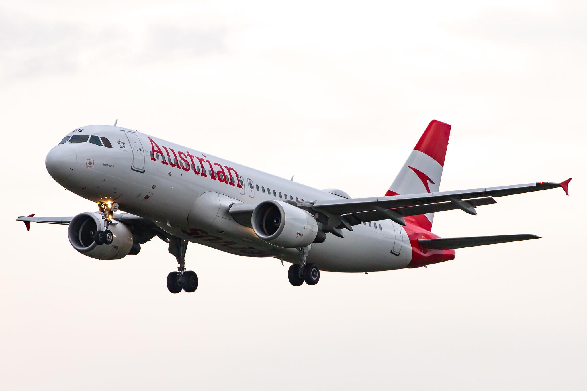 Frankfurt Airport: Austrian Airlines (OS / AUA) |  Airbus A320-214 A320 | OE-LBS | MSN 1189