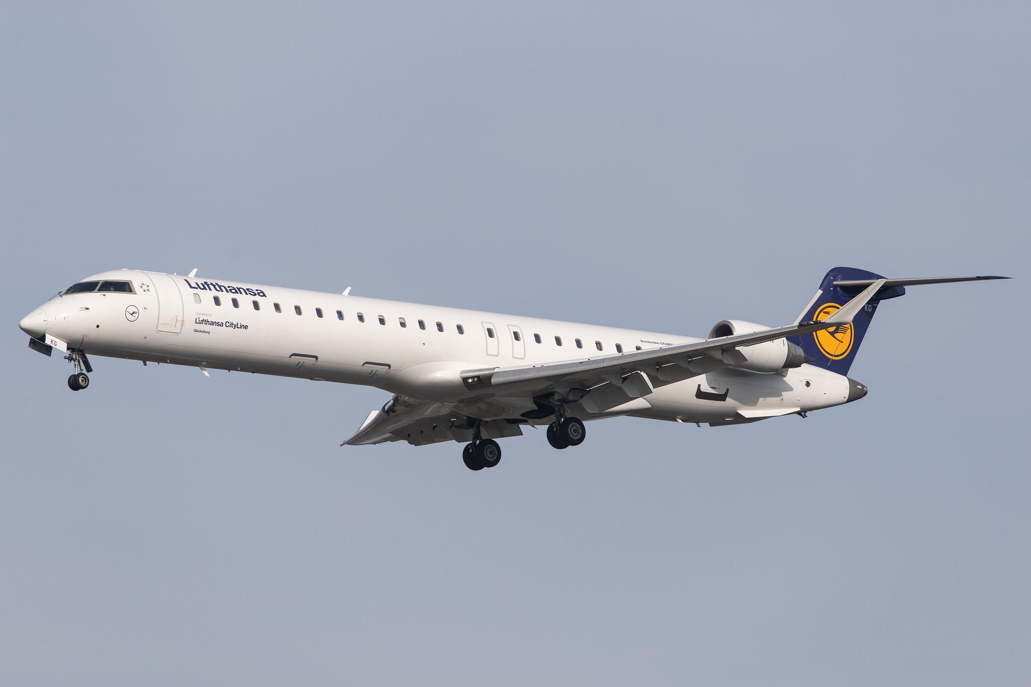 Frankfurt Airport: Lufthansa (LH / DLH) | Operator: Lufthansa CityLine |  Bombardier CRJ-900LR CRJ9 | D-ACKG | MSN 15084