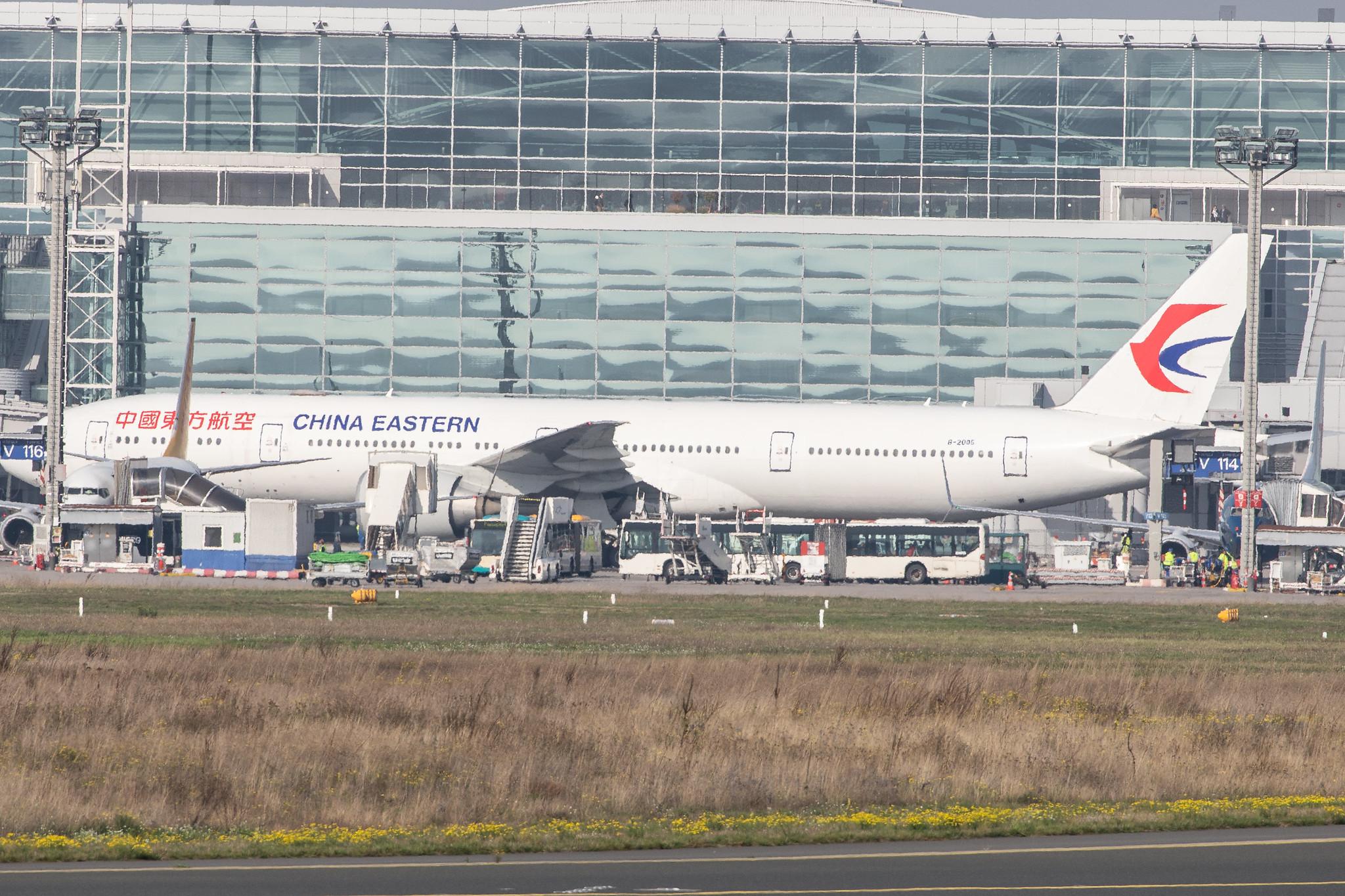 Frankfurt Airport: China Eastern Airlines (MU / CES) |  Boeing 777-39P(ER) B77W | B-2005 | MSN 43271