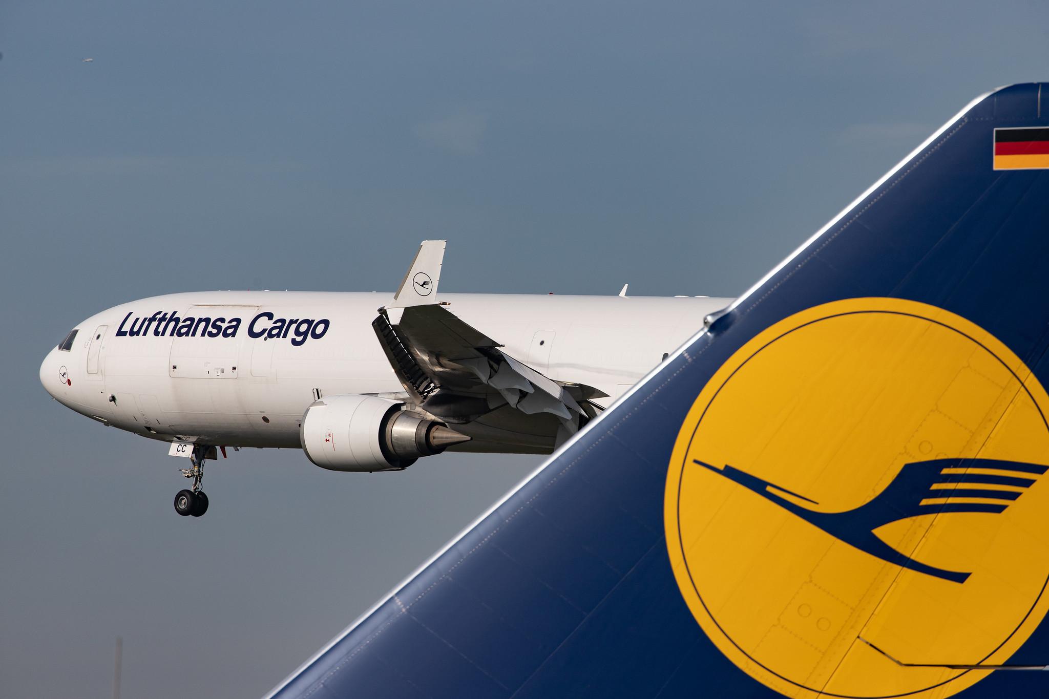 Frankfurt Airport: Lufthansa Cargo (/ GEC) |  McDonnell Douglas MD-11F MD11 | D-ALCC | MSN 48783