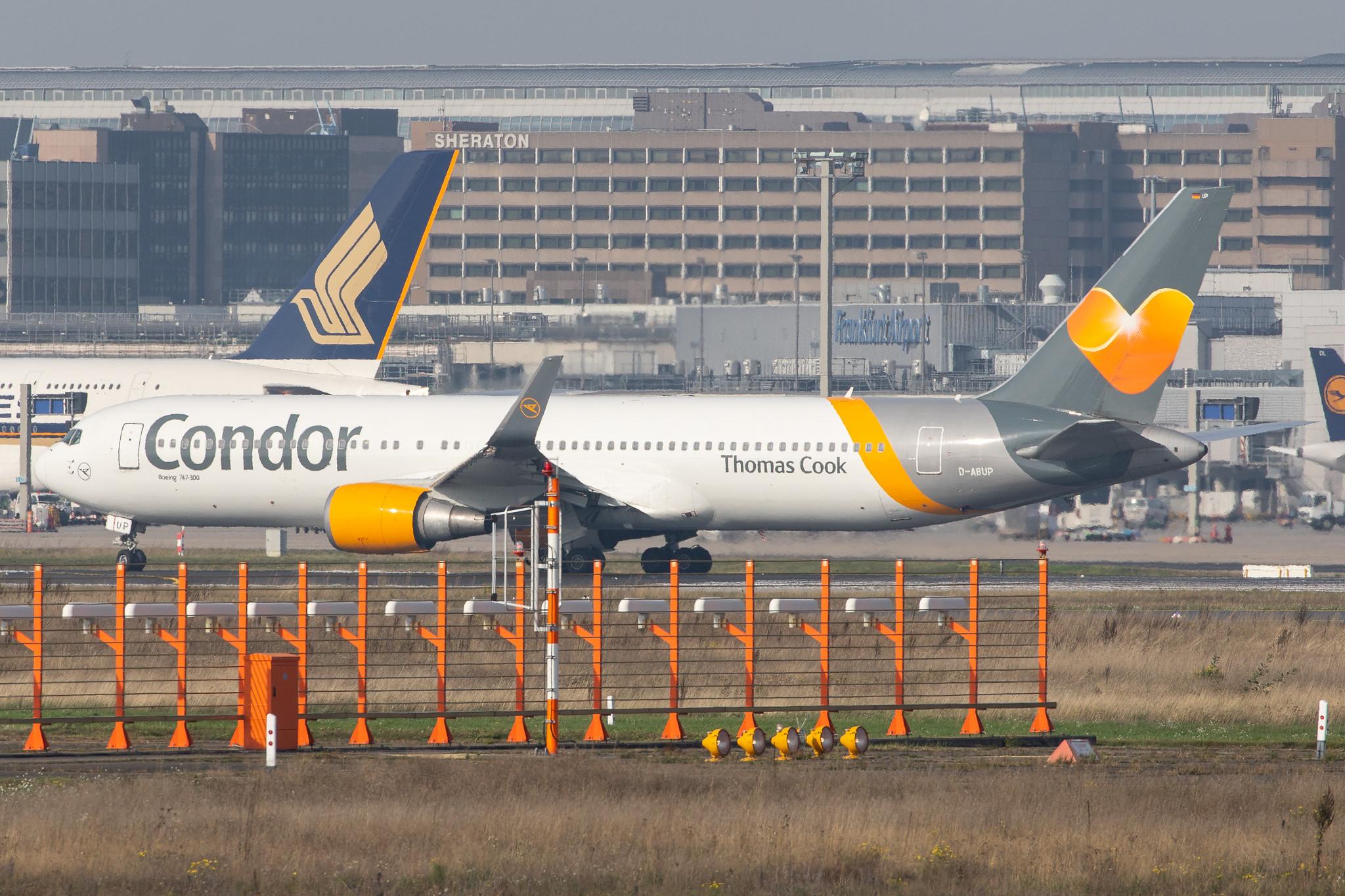 Frankfurt Airport: Condor (DE / CFG) |  Boeing 767-3Q8(ER) B763 | D-ABUP | MSN 30048