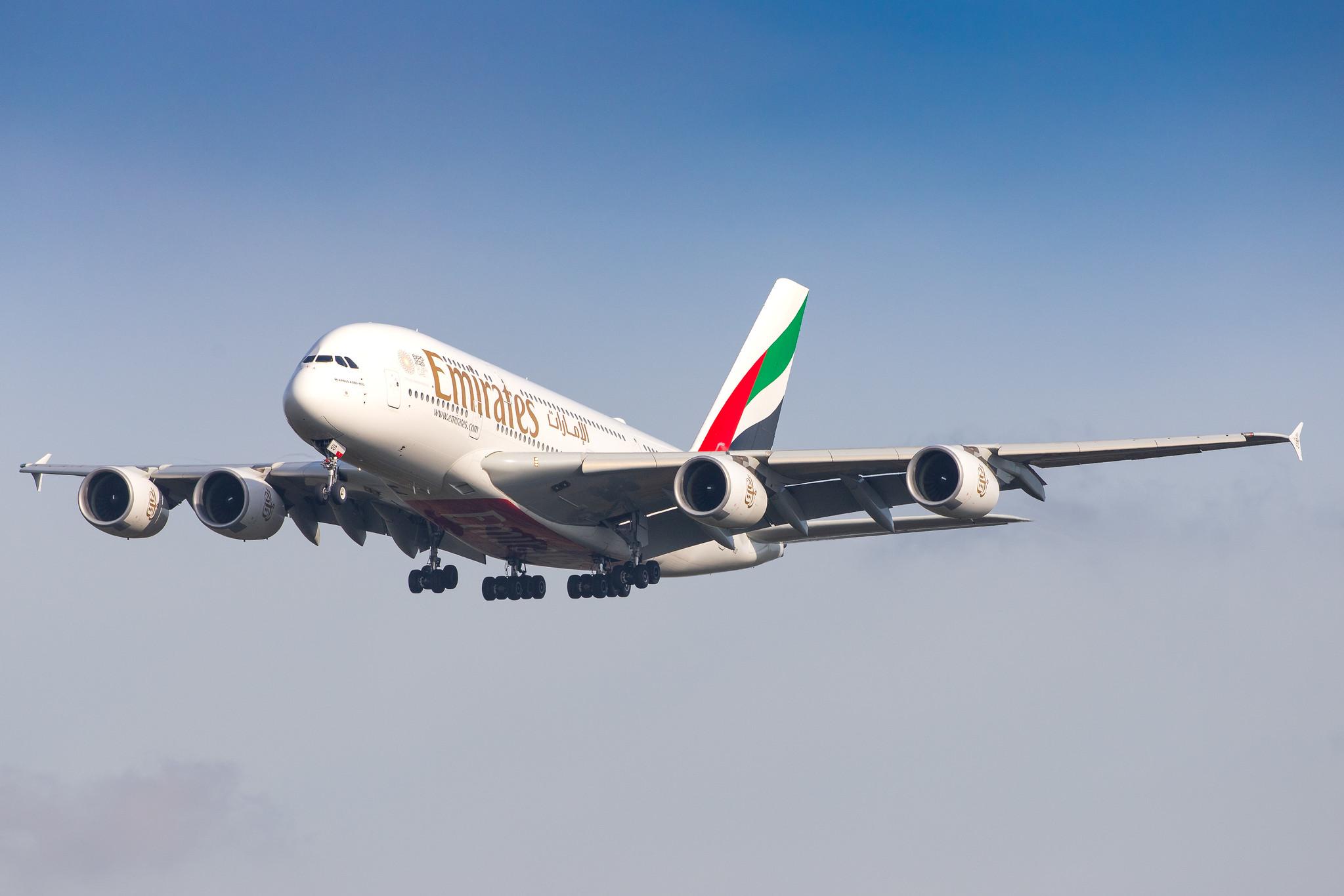 Frankfurt Airport: Emirates (EK / UAE) |  Airbus A380-861 A388 | A6-EUD | MSN 216