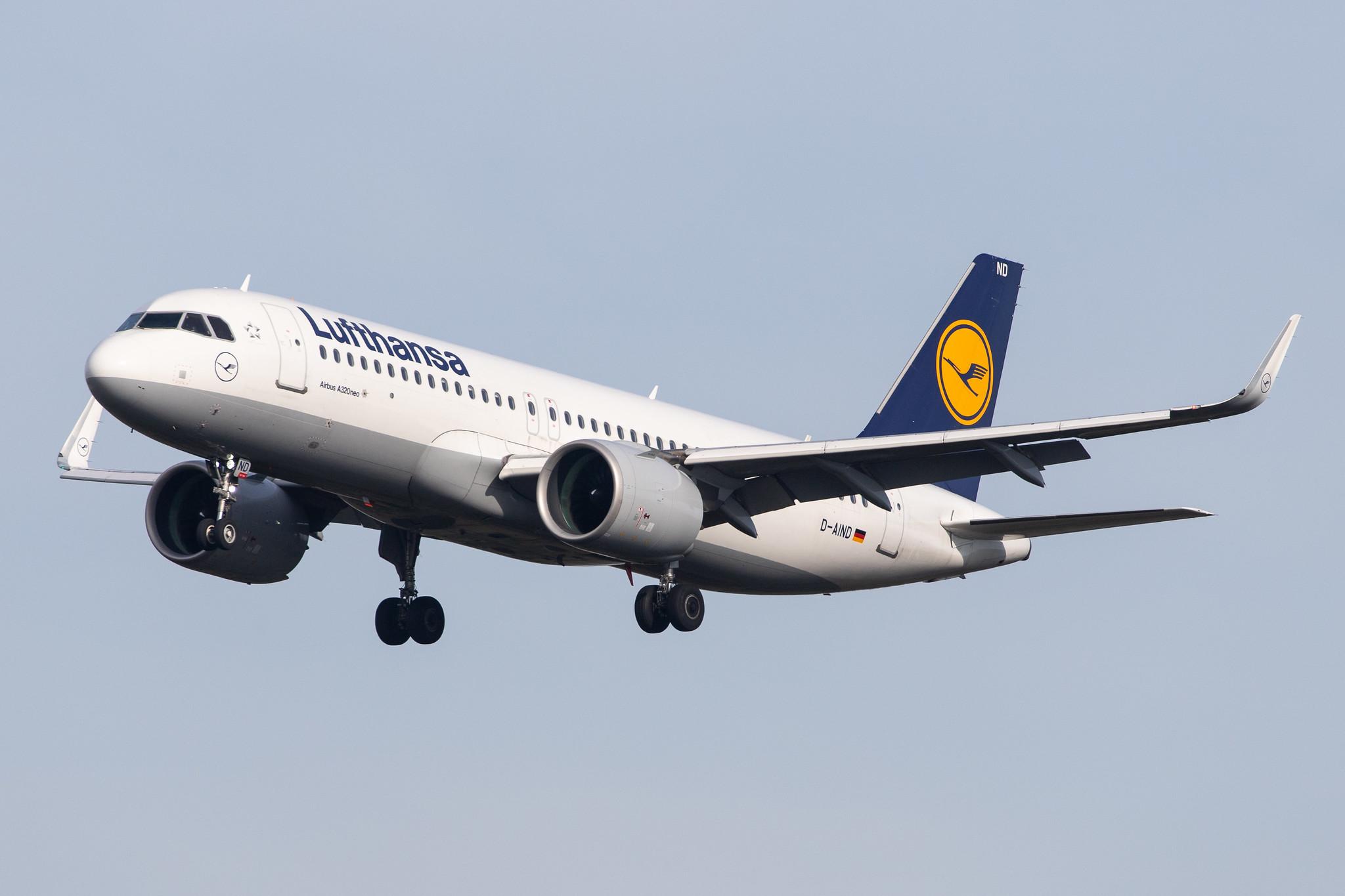 Frankfurt Airport: Lufthansa (LH / DLH) |  Airbus A320-271N A20N | D-AIND | MSN 7078