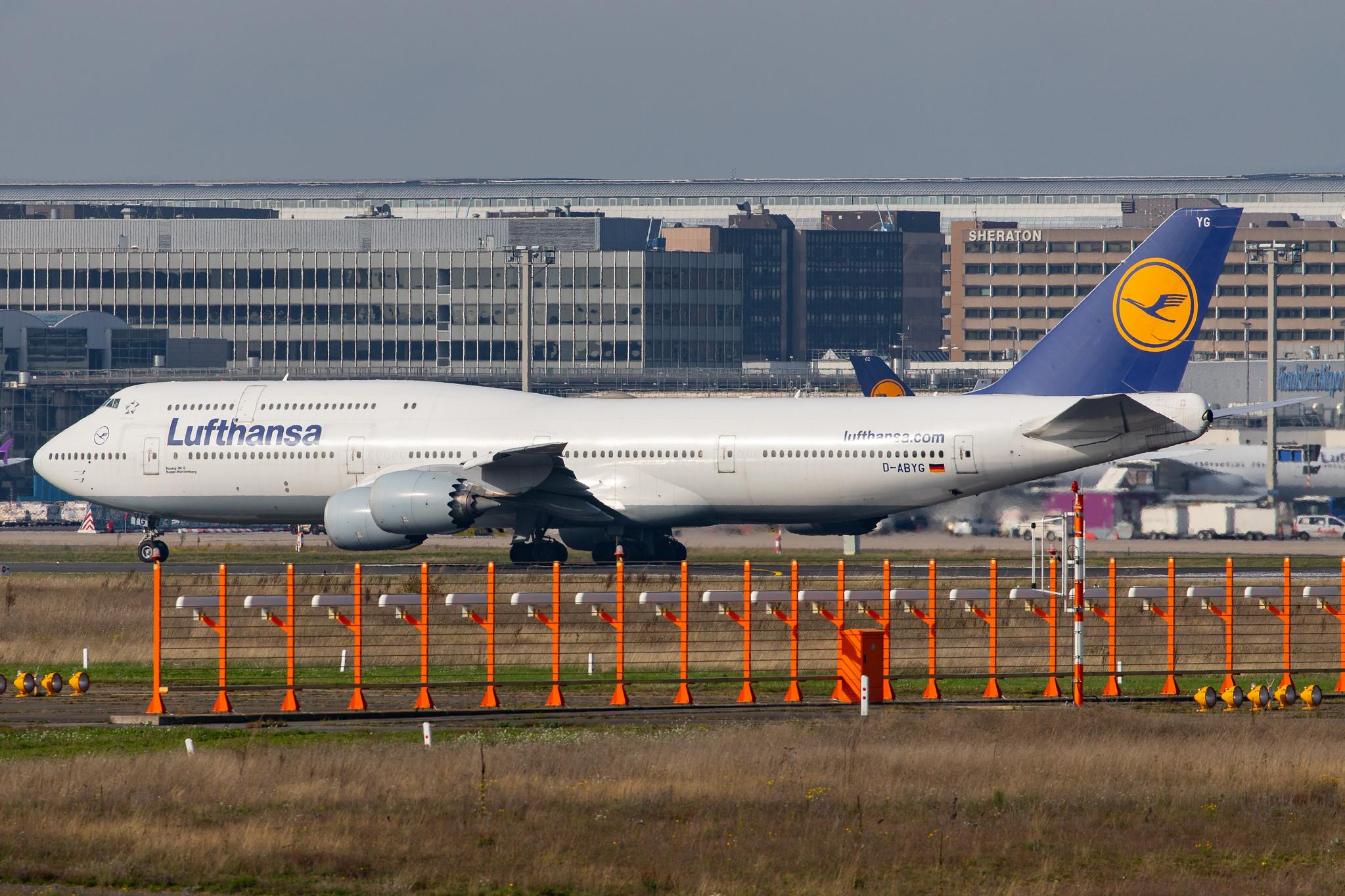 Frankfurt Airport: Lufthansa (LH / DLH) |  Boeing 747-830 B748 | D-ABYG | MSN 37831