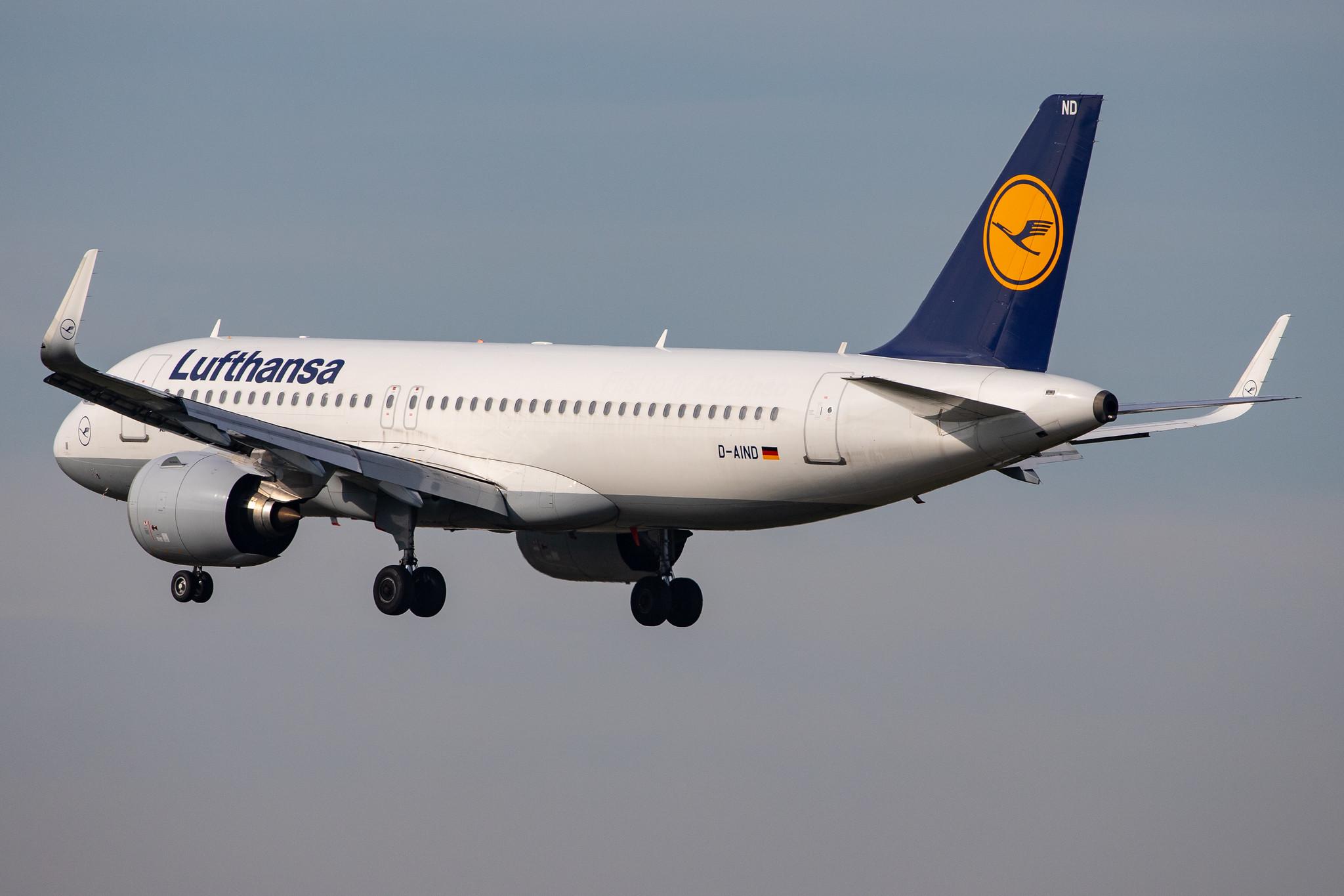 Frankfurt Airport: Lufthansa (LH / DLH) |  Airbus A320-271N A20N | D-AIND | MSN 7078