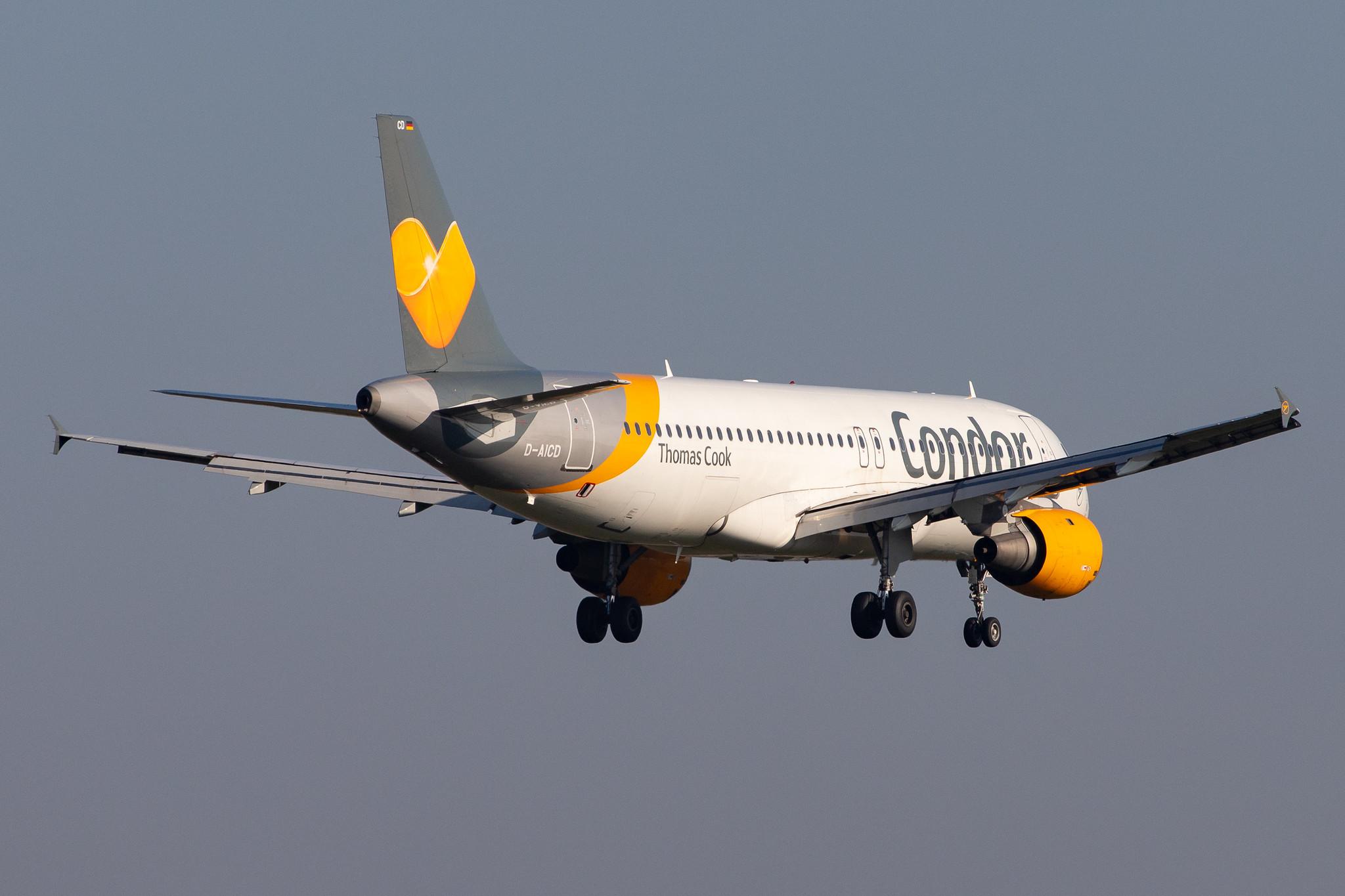 Frankfurt Airport: Condor (DE / CFG) |  Airbus A320-212 A320 | D-AICD | MSN 0884