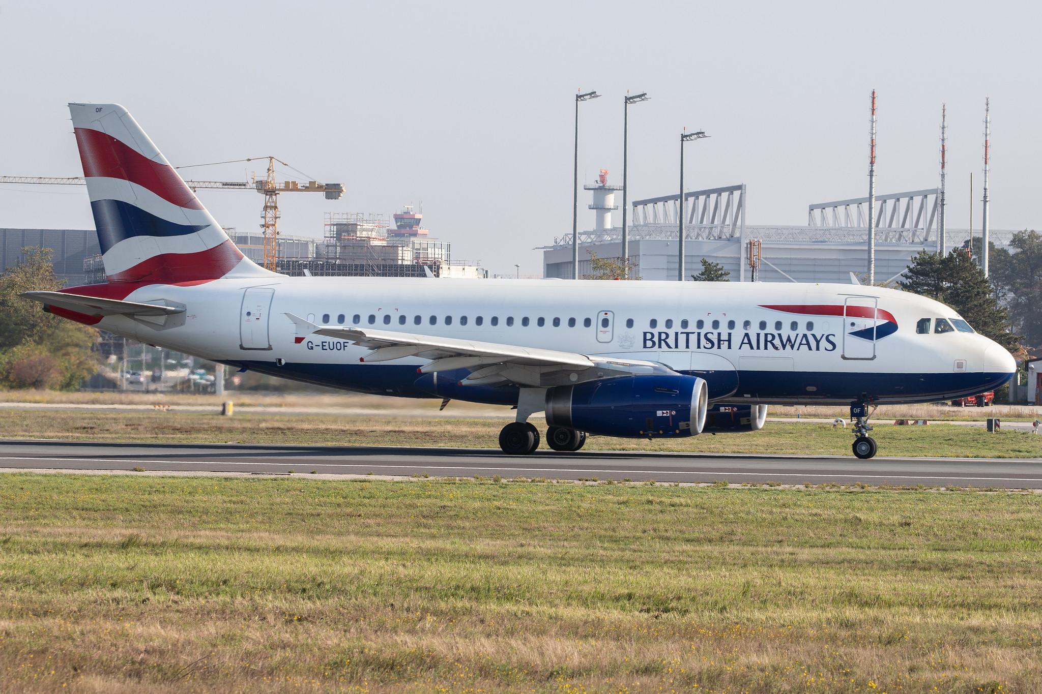 Frankfurt Airport: British Airways (BA / BAW) |  Airbus A319-131 A319 | G-EUOF | MSN 1590