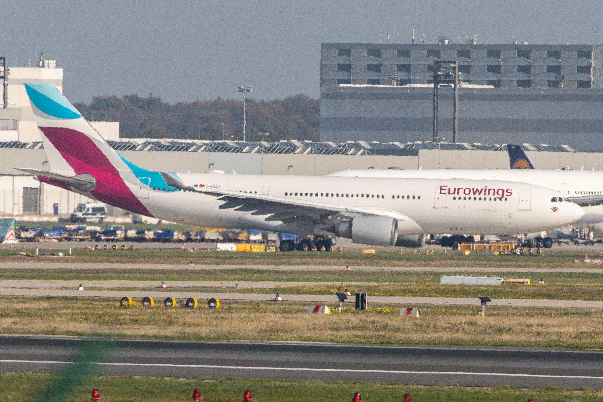 Frankfurt Airport: Eurowings (EW / EWG) | Operator: SunExpress Deutschland |  Airbus A330-203 A332 | D-AXGC | MSN 0555