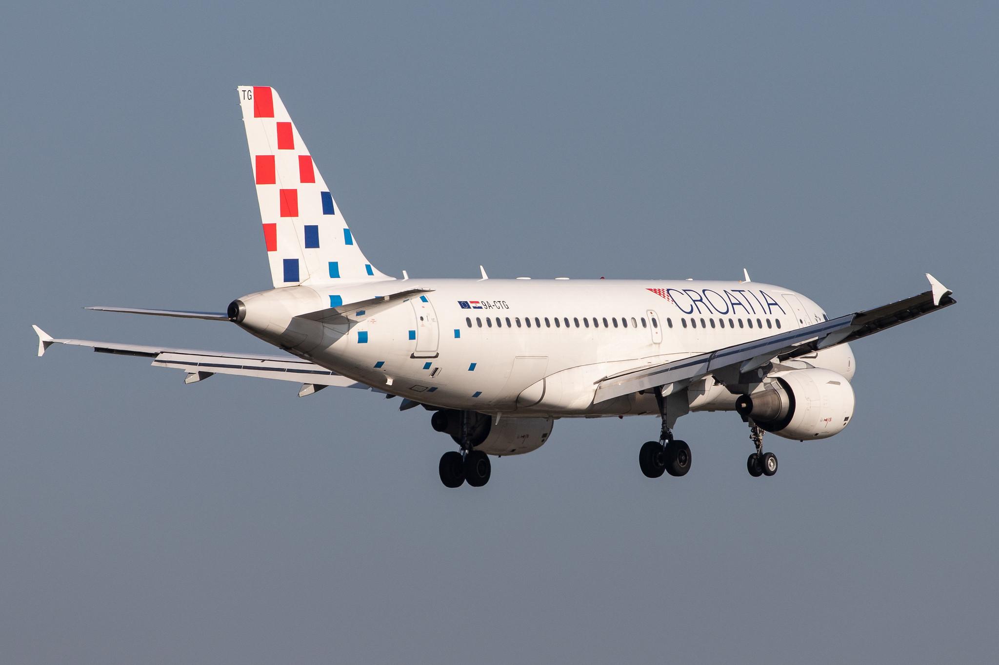 Frankfurt Airport: Croatia Airlines (OU / CTN) |  Airbus A319-112 A319 | 9A-CTG | MSN 0767