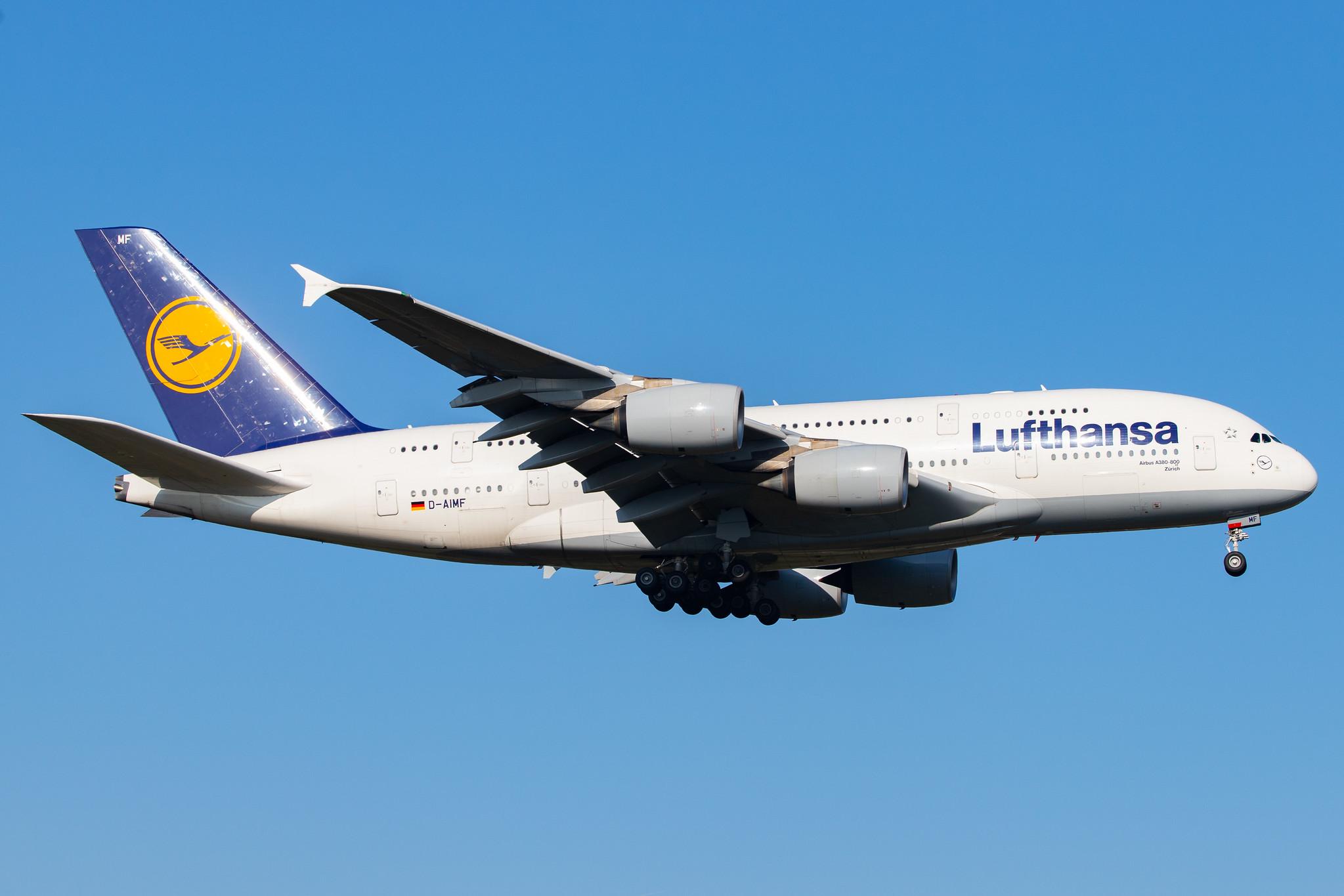 Frankfurt Airport: Lufthansa (LH / DLH) |  Airbus A380-841 A388 | D-AIMF | MSN 066