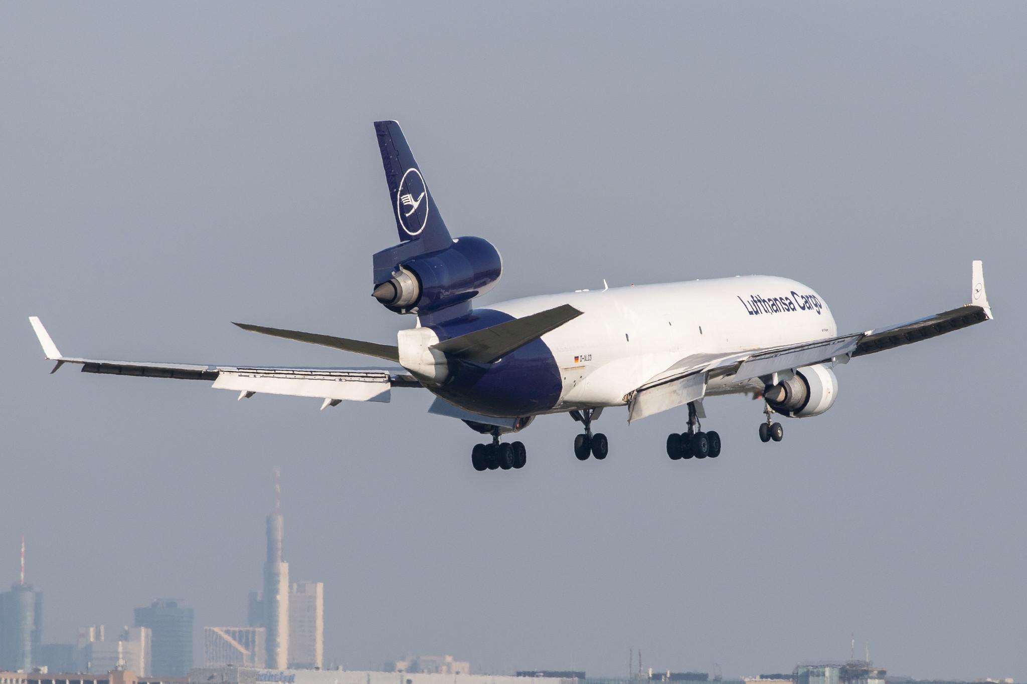 Frankfurt Airport: Lufthansa Cargo (/ GEC) |  McDonnell Douglas MD-11F MD11 | D-ALCD | MSN 48784