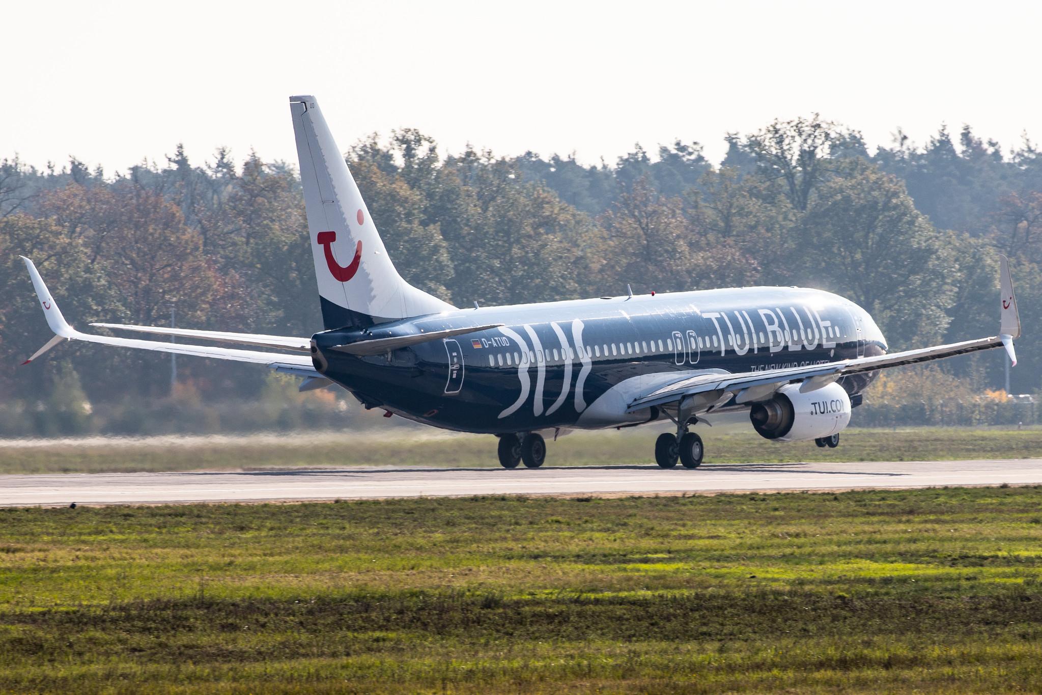 Frankfurt Airport: TUI (X3 / TUI) |  Livery: TUI BLUE Livery | Operator: TUI fly |  Boeing 737-8K5 B738 | D-ATUD | MSN 34685