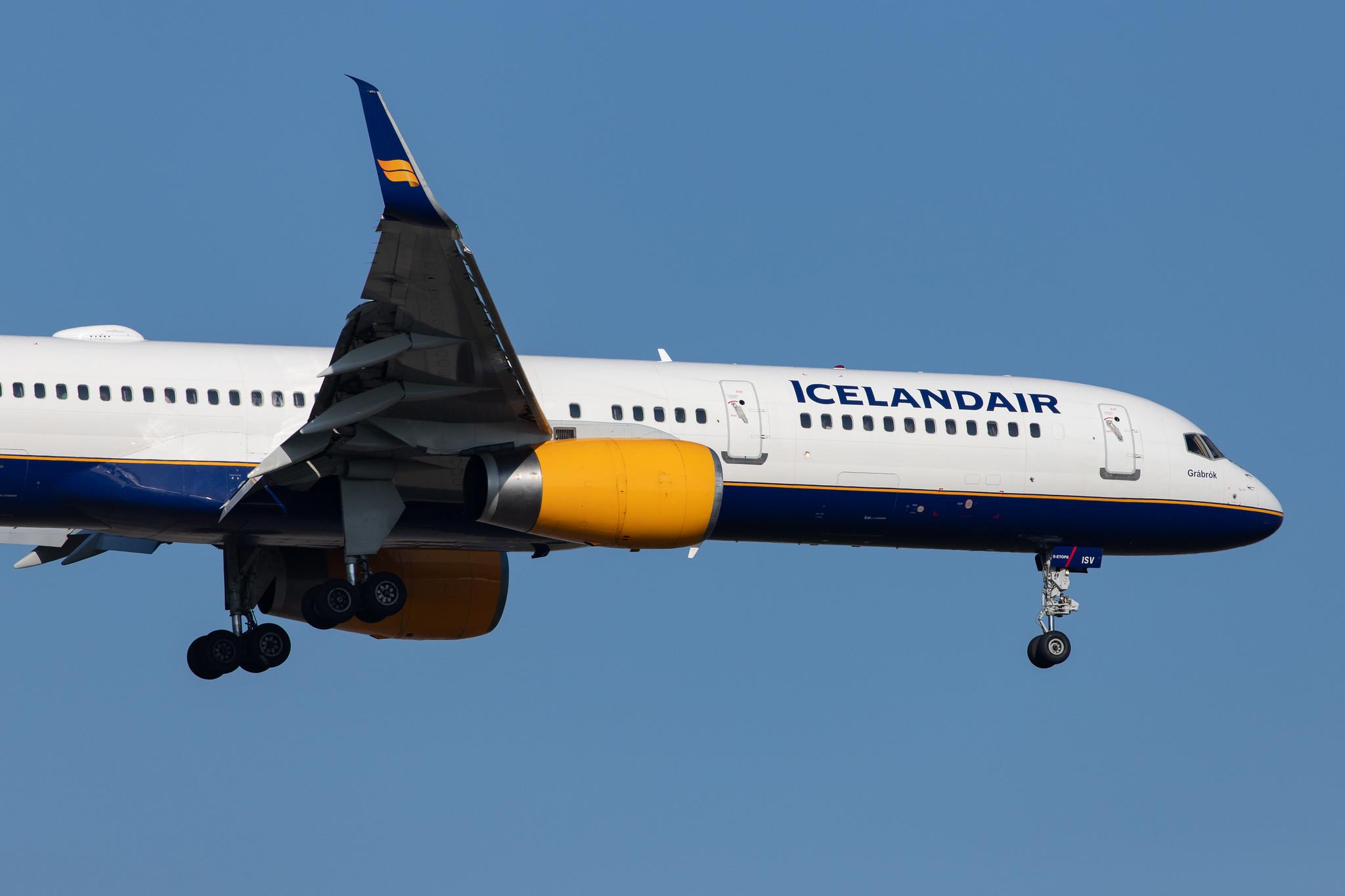 Frankfurt Airport: Icelandair (FI / ICE) |  Boeing 757-256 B752 | TF-ISV | MSN 26247