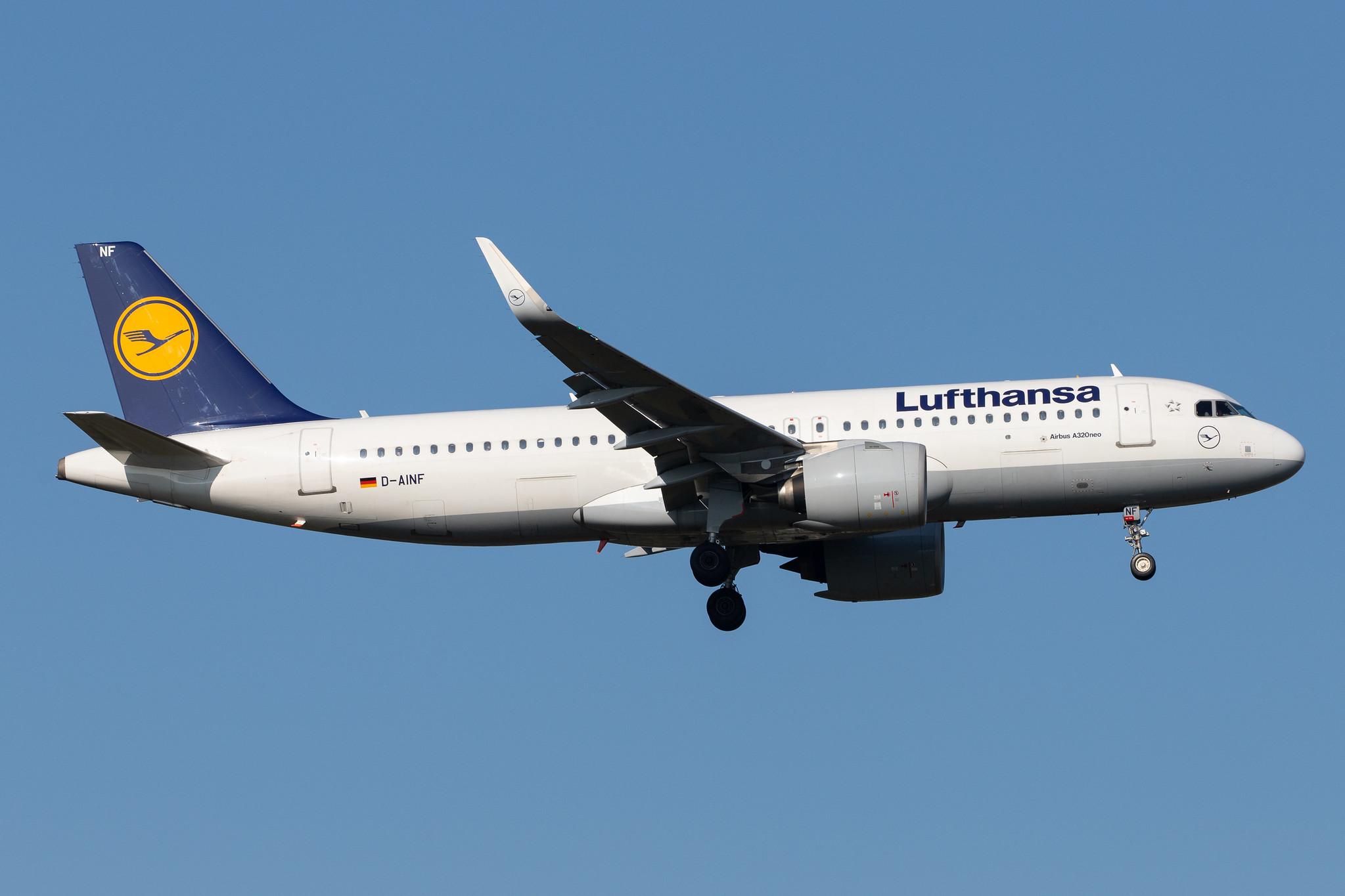 Frankfurt Airport: Lufthansa (LH / DLH) |  Airbus A320-271N A20N | D-AINF | MSN 7577