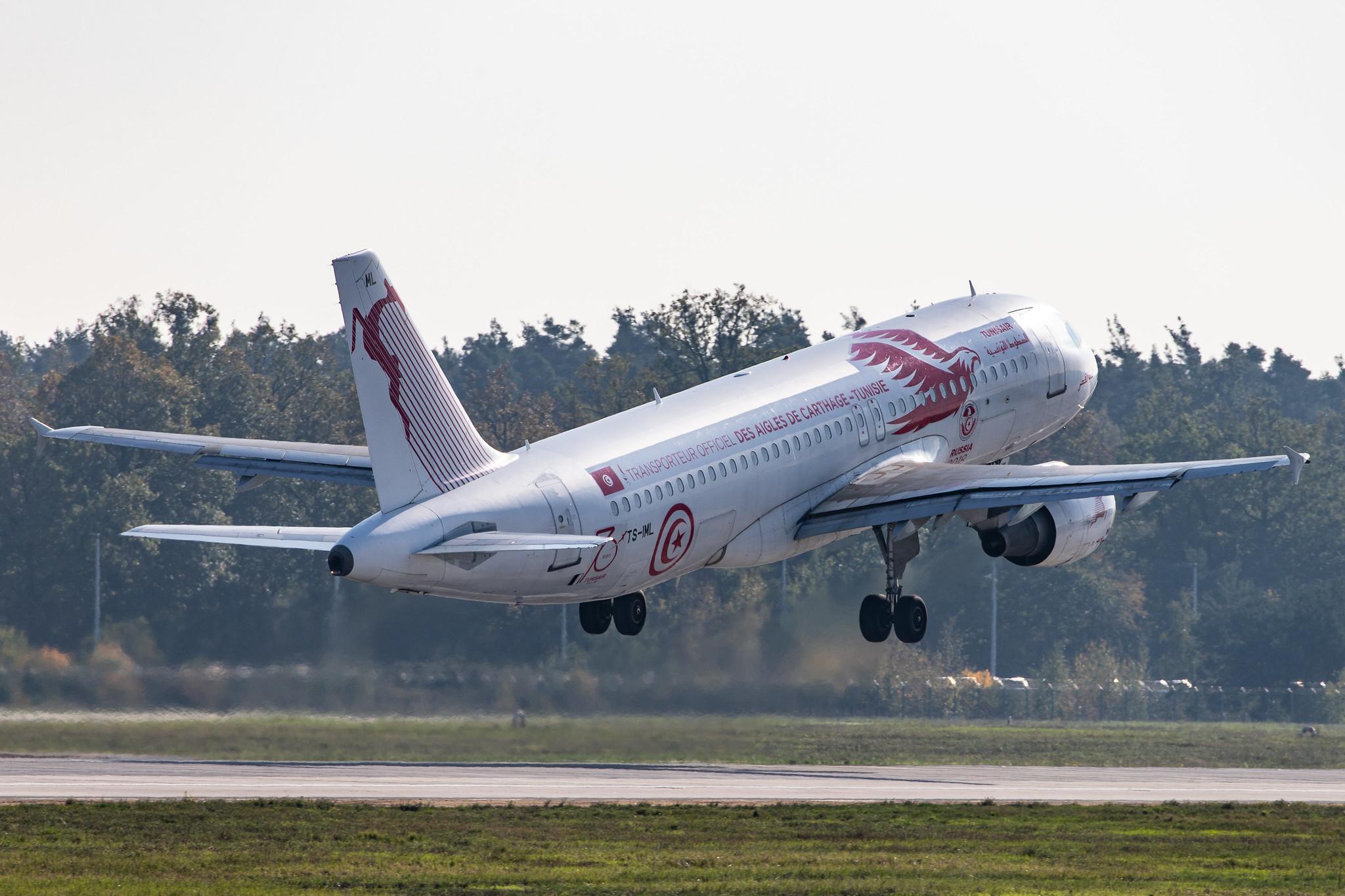 Frankfurt Airport: Tunisair (TU / TAR) |  Livery: Carthage Eagles FIFA 2018 Livery |  Airbus A320-211 A320 | TS-IML | MSN 0958