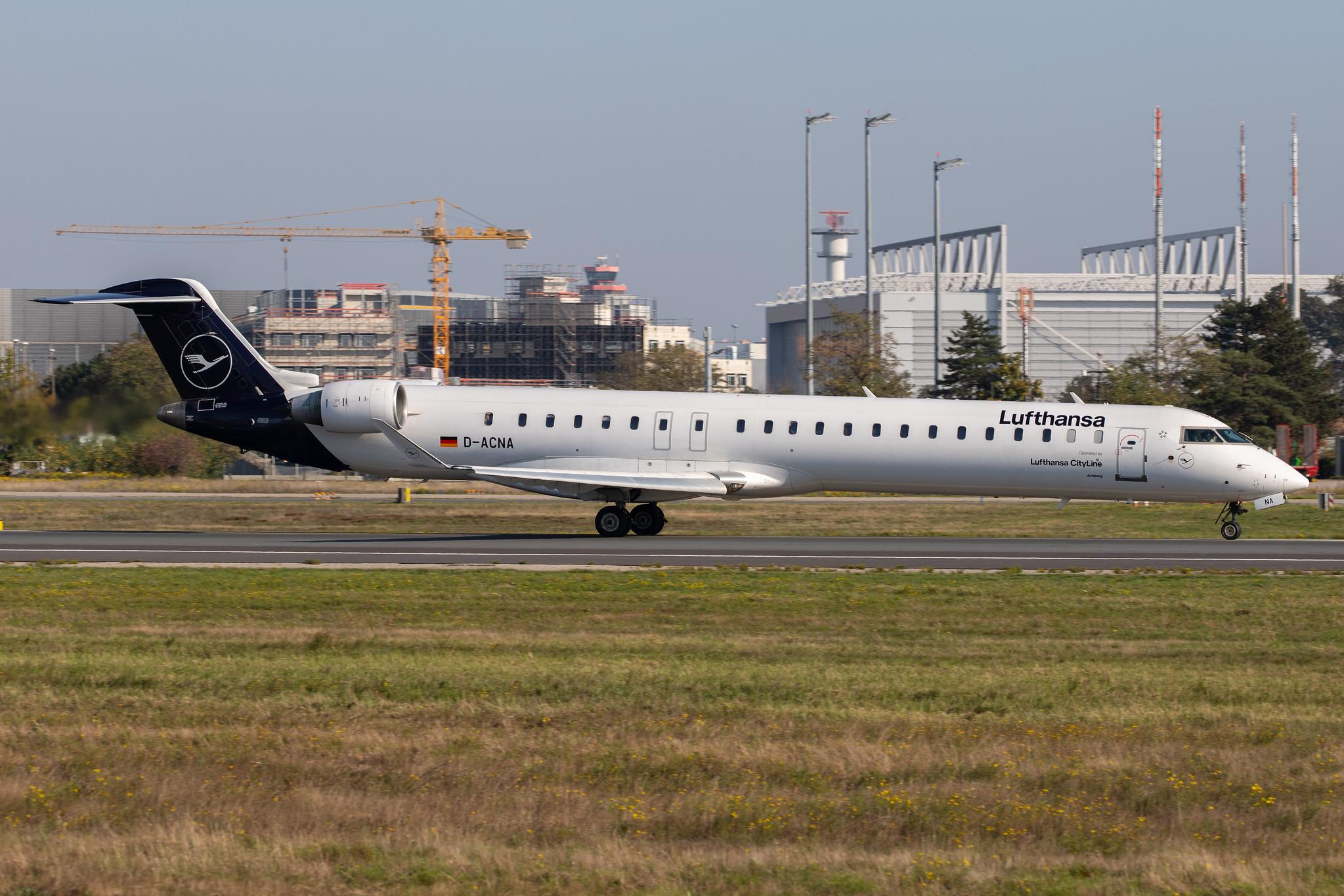 Frankfurt Airport: Lufthansa (LH / DLH) | Operator: Lufthansa CityLine |  Bombardier CRJ-900LR CRJ9 | D-ACNA | MSN 15229