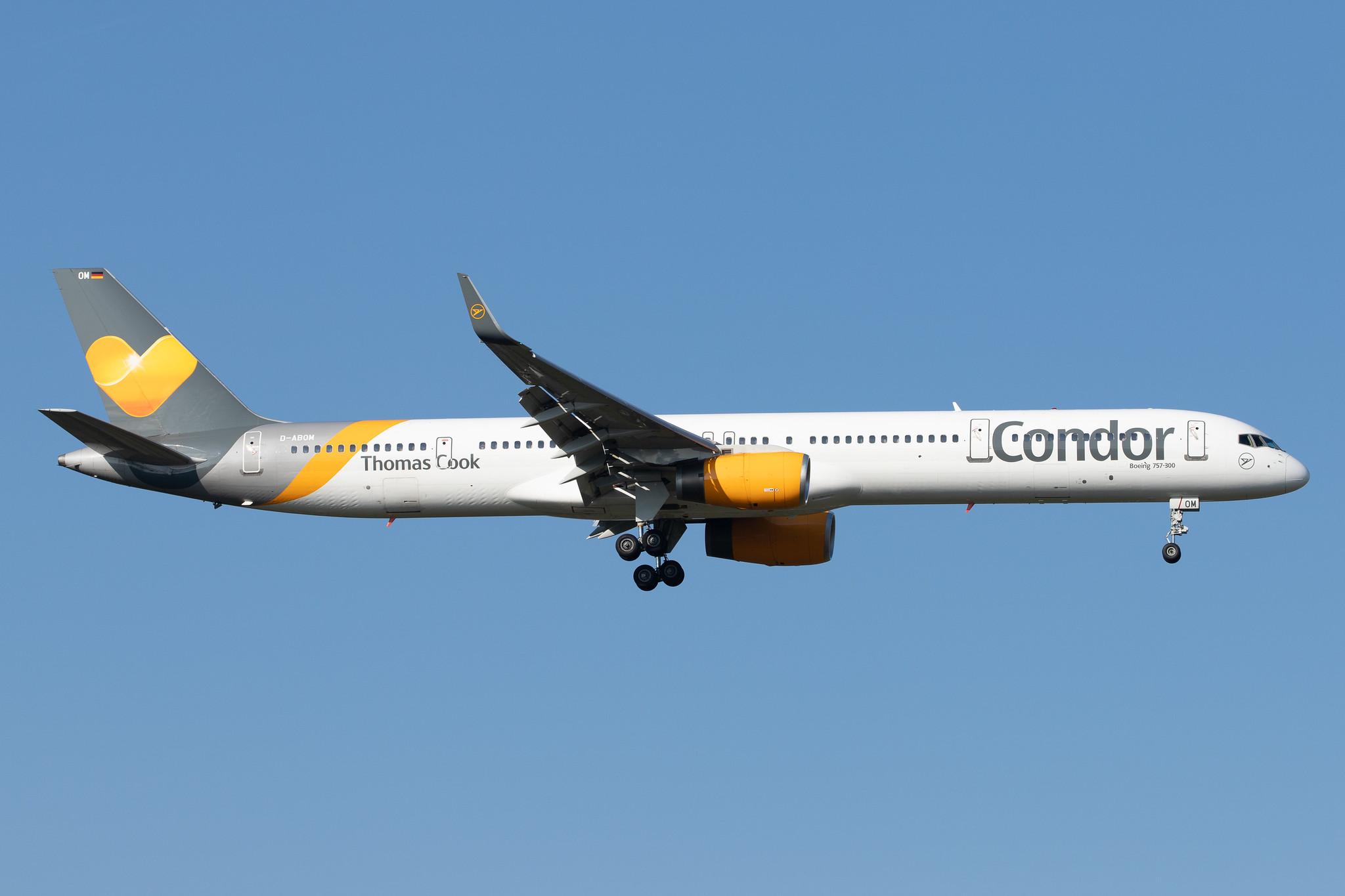 Frankfurt Airport: Condor (DE / CFG) |  Boeing 757-330 B753 | D-ABOM | MSN 29022