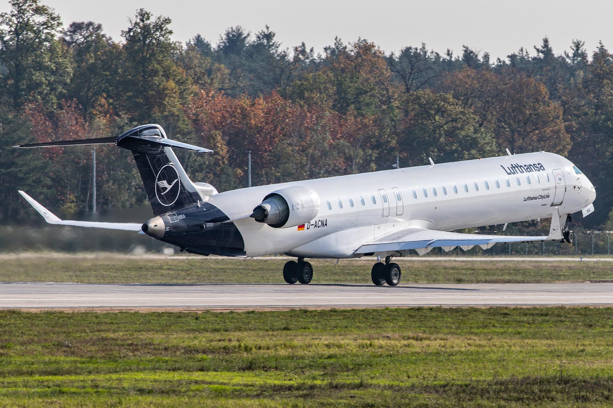 Frankfurt Airport: Lufthansa (LH / DLH) | Operator: Lufthansa CityLine |  Bombardier CRJ-900LR CRJ9 | D-ACNA | MSN 15229