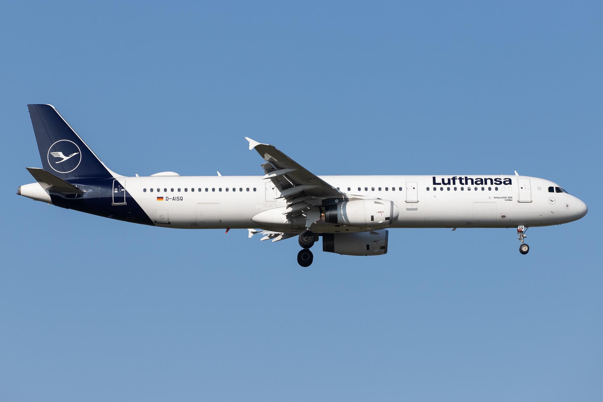 Frankfurt Airport: Lufthansa (LH / DLH) |  Airbus A321-231 A321 | D-AISQ | MSN 3936