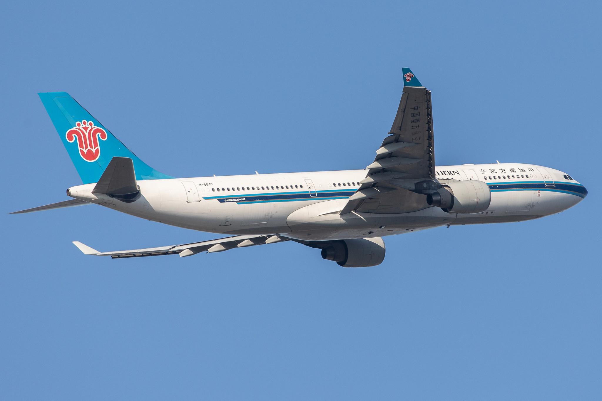 Frankfurt Airport: China Southern Airlines (CZ / CSN) |  Airbus A330-223 A332 | B-6547 | MSN 1309