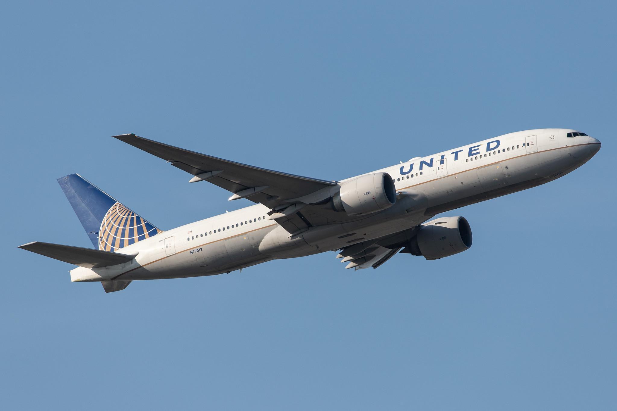 Frankfurt Airport: United Airlines (UA / UAL) |  Boeing 777-224(ER) B772 | N77012 | MSN 29860