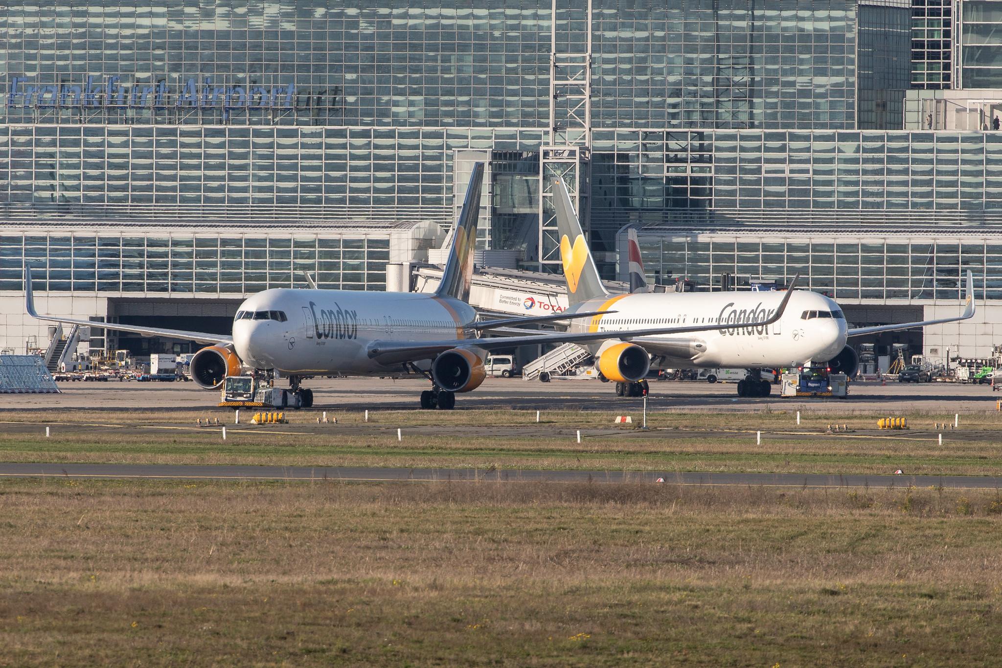 Frankfurt Airport: Condor (DE / CFG) |  Boeing 767-330(ER) B763 | D-ABUE | MSN 26984