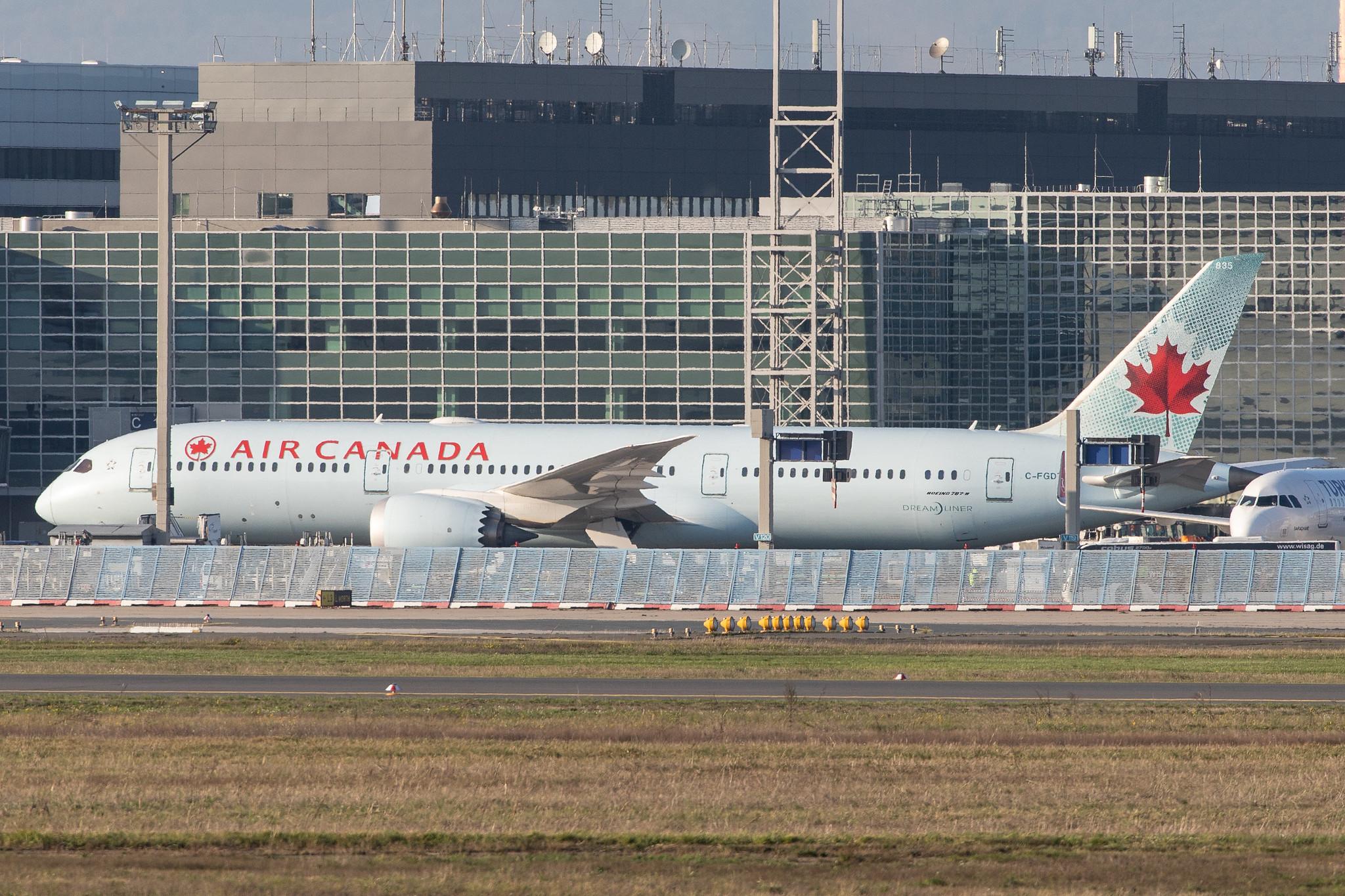 Frankfurt Airport: Air Canada (AC / ACA) |  Boeing 787-9 Dreamliner B789 | C-FGDT | MSN 37171