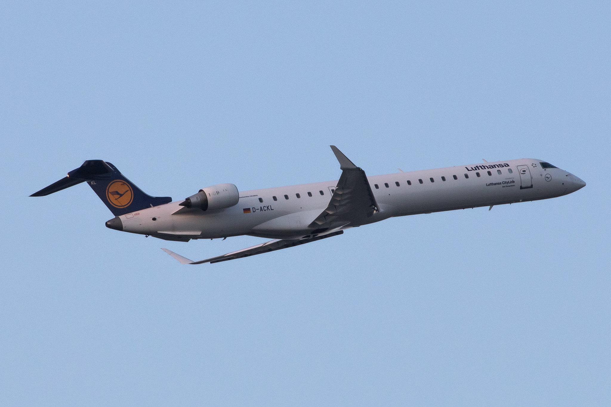 Frankfurt Airport: Lufthansa (LH / DLH) | Operator: Lufthansa CityLine |  Bombardier CRJ-900LR CRJ9 | D-ACKL | MSN 15095