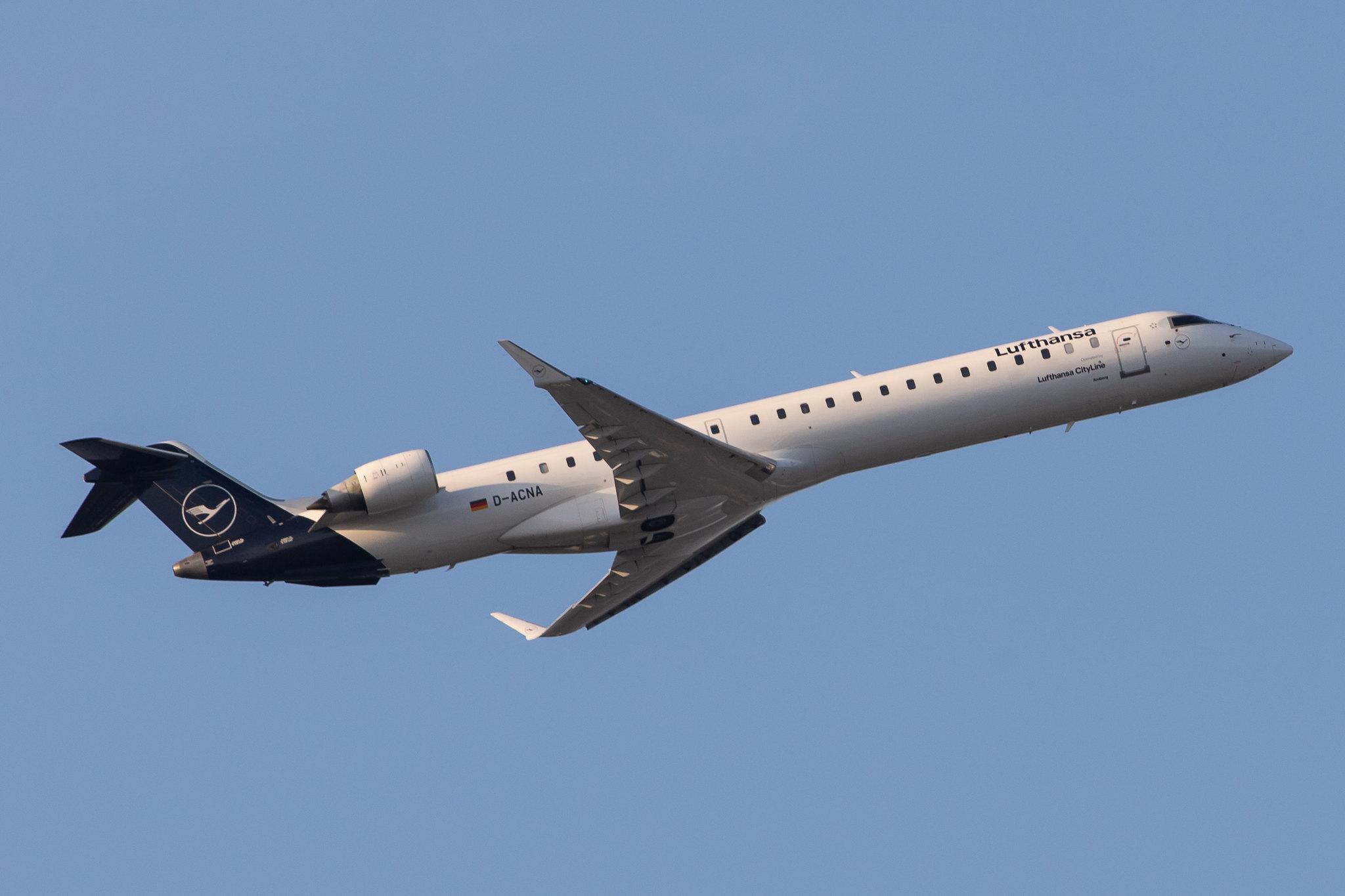 Frankfurt Airport: Lufthansa (LH / DLH) | Operator: Lufthansa CityLine |  Bombardier CRJ-900LR CRJ9 | D-ACNA | MSN 15229