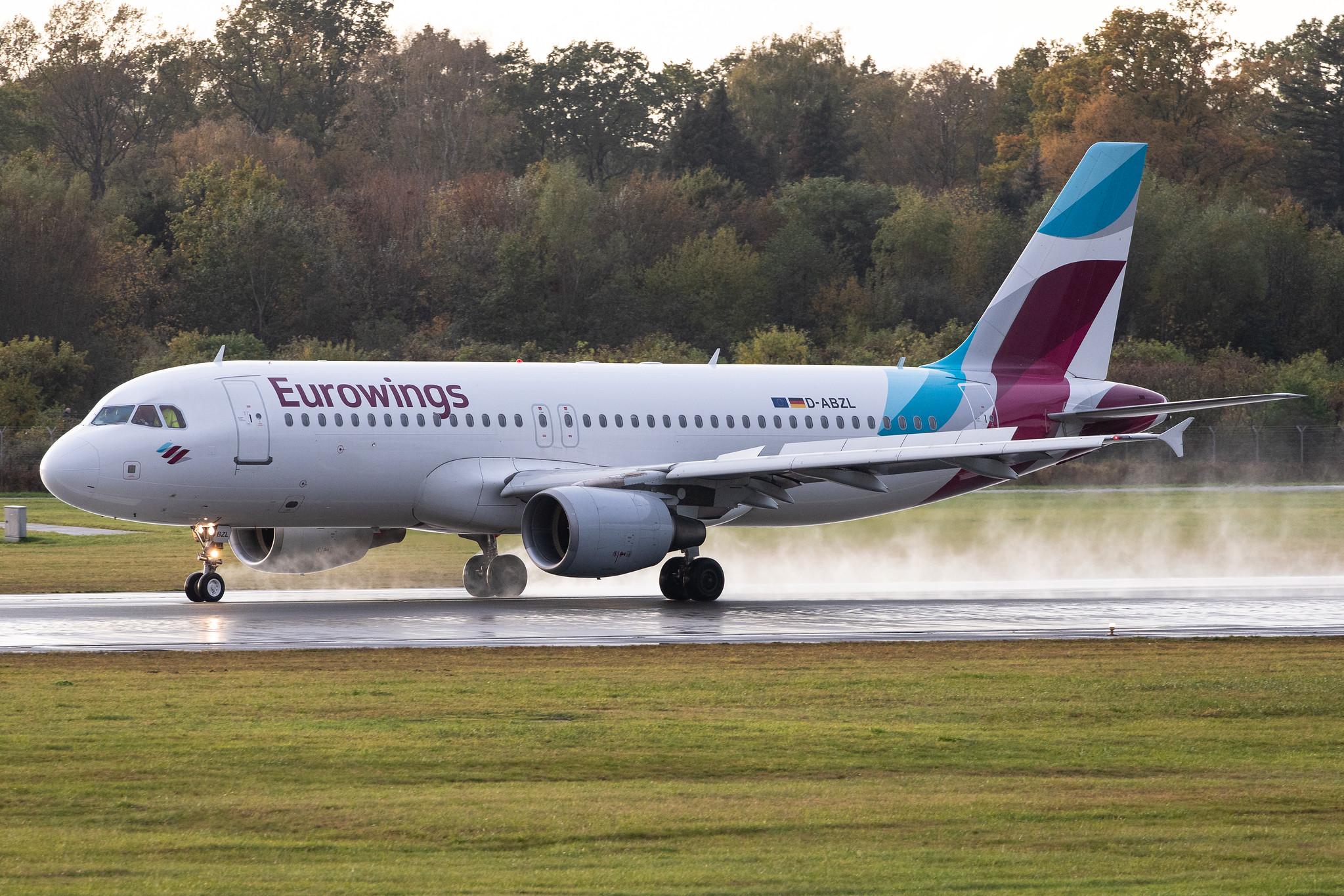 Hamburg Airport: Eurowings (EW / EWG) |  Airbus A320-216 A320 | D-ABZL | MSN 3178