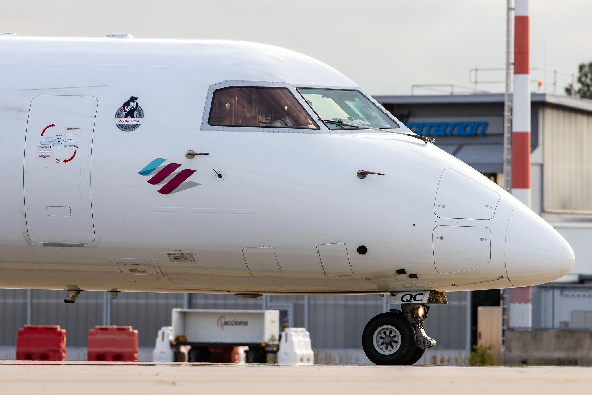 Düsseldorf Airport: Eurowings (EW / EWG) | Operator: Luftfahrtgesellschaft Walter |  De Havilland Canada Dash 8-400 DH8D | D-ABQC | MSN 4231