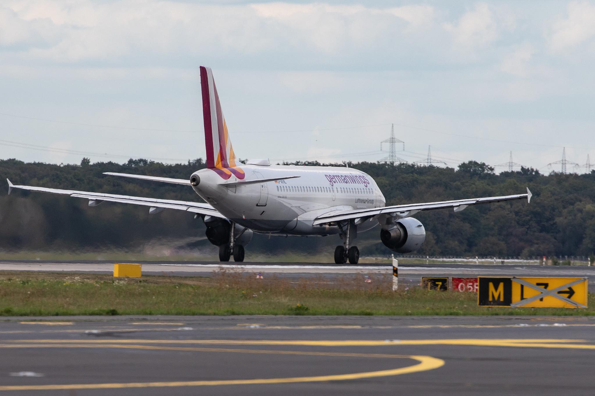 Düsseldorf Airport: Eurowings (EW / EWG) | Operator: Germanwings |  Airbus A319-112 A319 | D-AKNL | MSN 1084