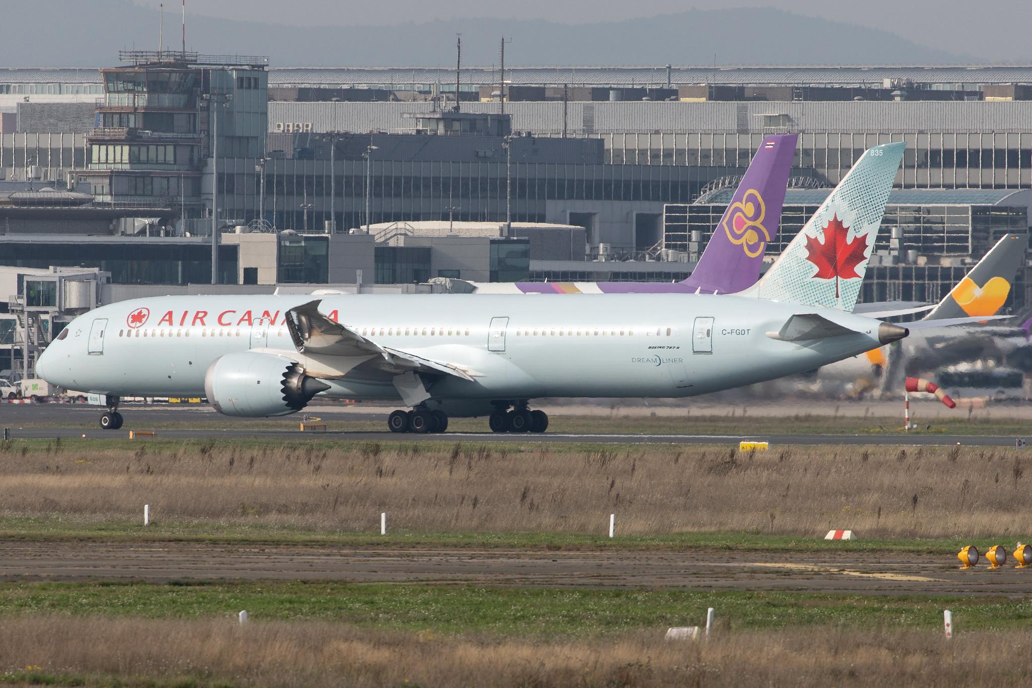 Frankfurt Airport: Air Canada (AC / ACA) |  Boeing 787-9 Dreamliner B789 | C-FGDT | MSN 37171