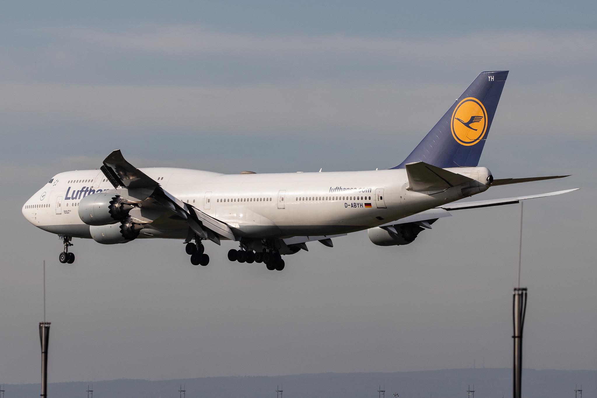 Frankfurt Airport: Lufthansa (LH / DLH) |  Boeing 747-830 B748 | D-ABYH | MSN 37832
