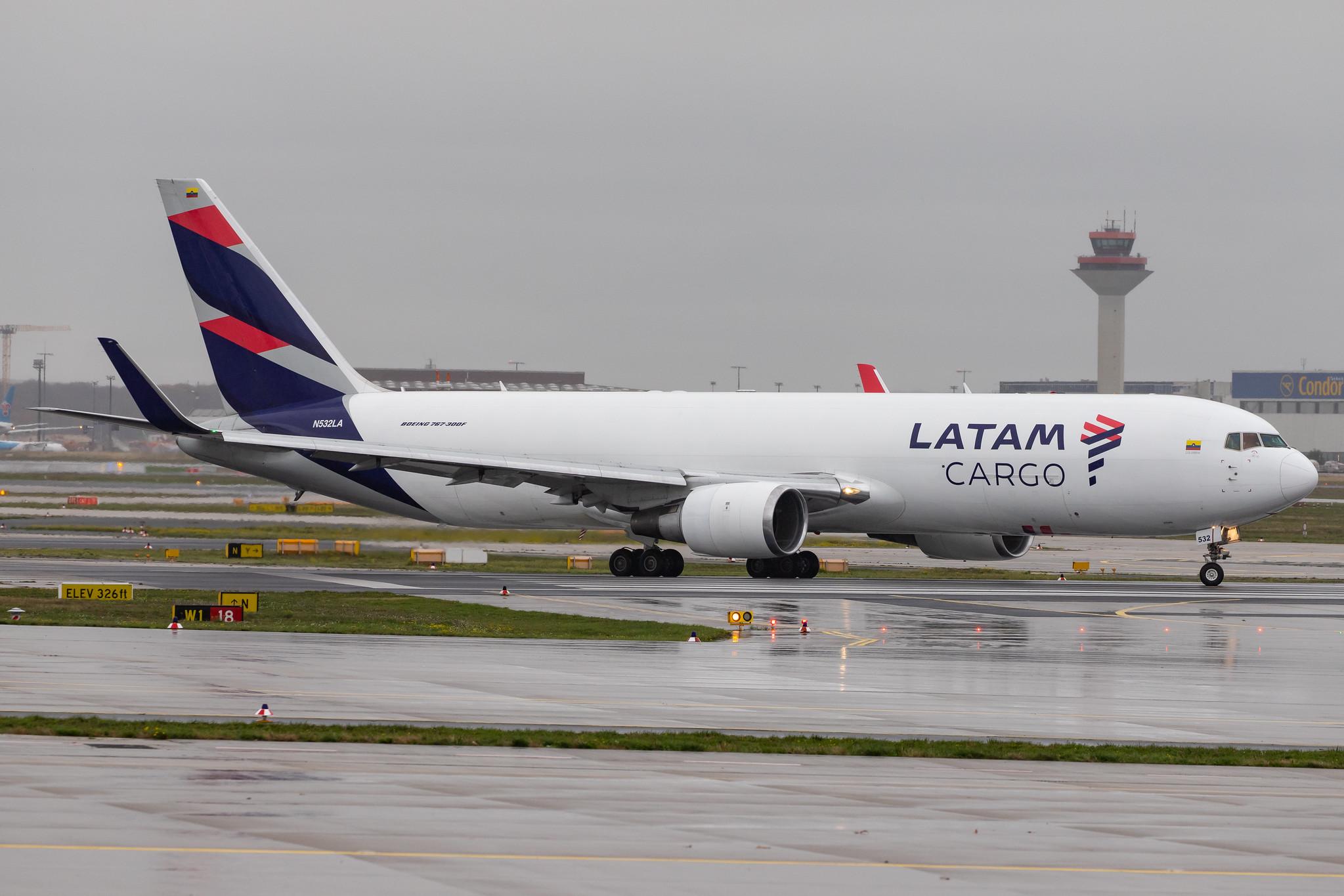 Frankfurt Airport: LATAM Cargo Chile (UC / LCO) |  Boeing 767-316F(ER) B763 | N532LA | MSN 30780